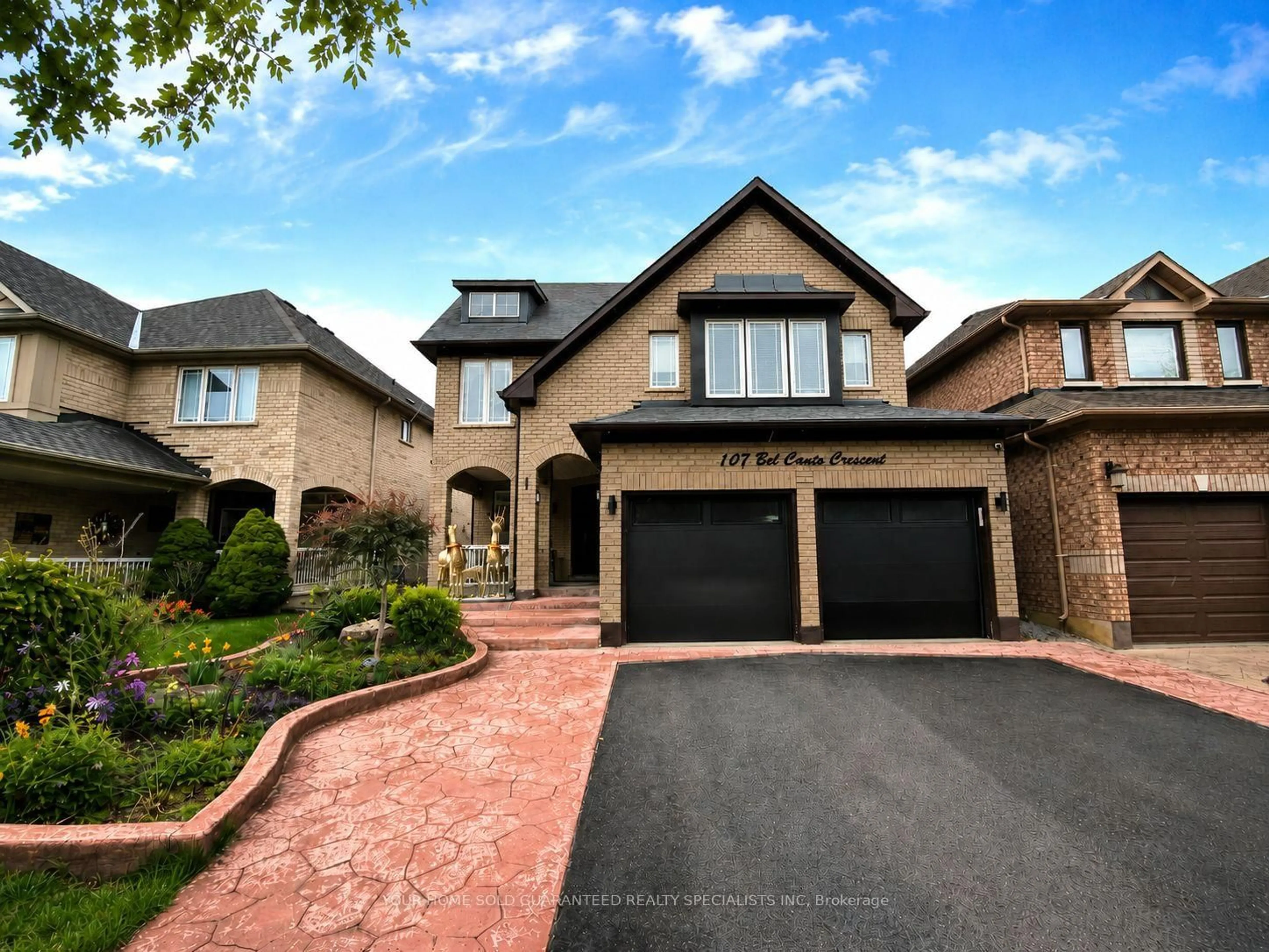 Home with brick exterior material, street for 107 Bel Canto Cres, Richmond Hill Ontario L4E 4H4
