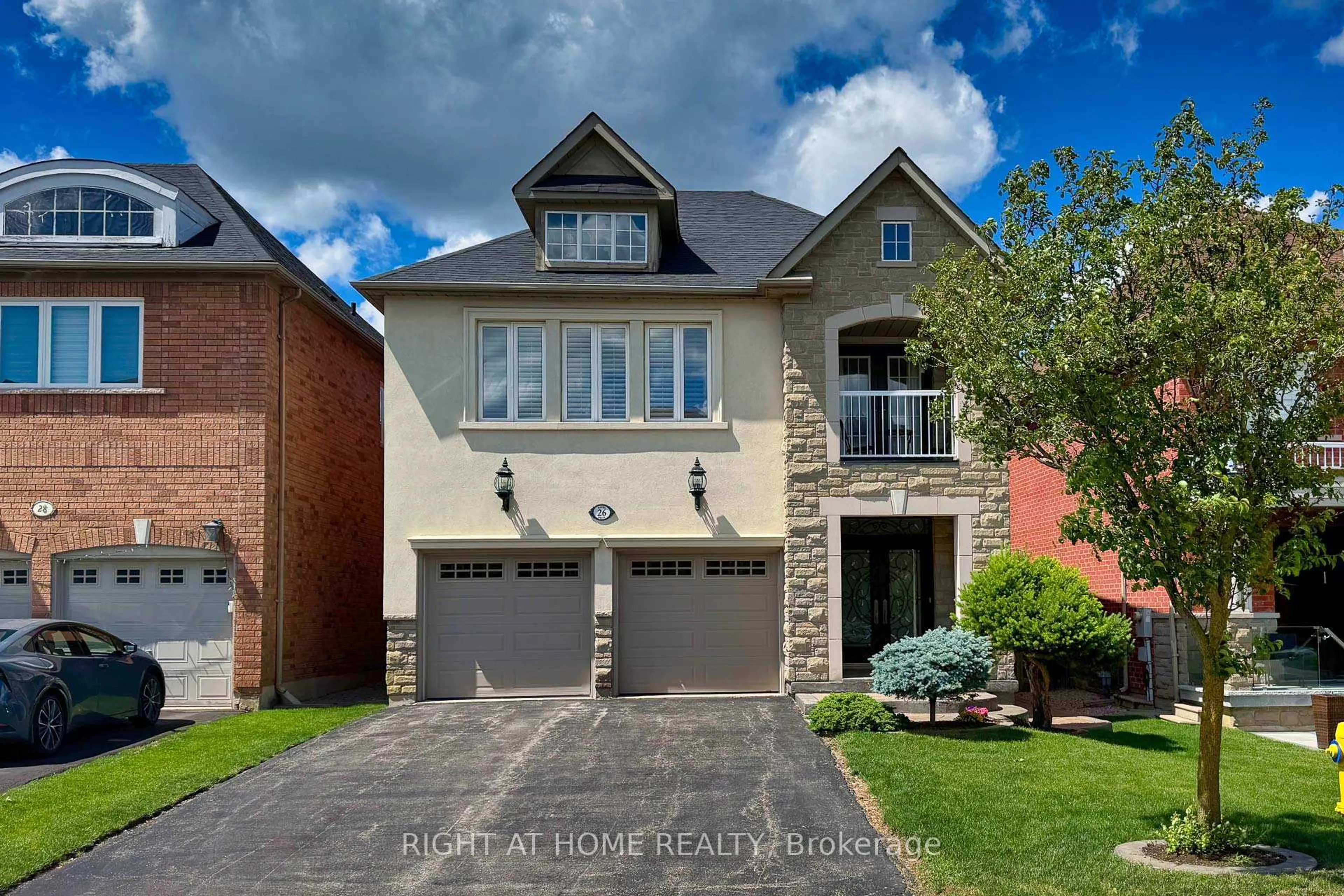 Home with brick exterior material, street for 26 Ravel Dr, Vaughan Ontario L4J 8Z2
