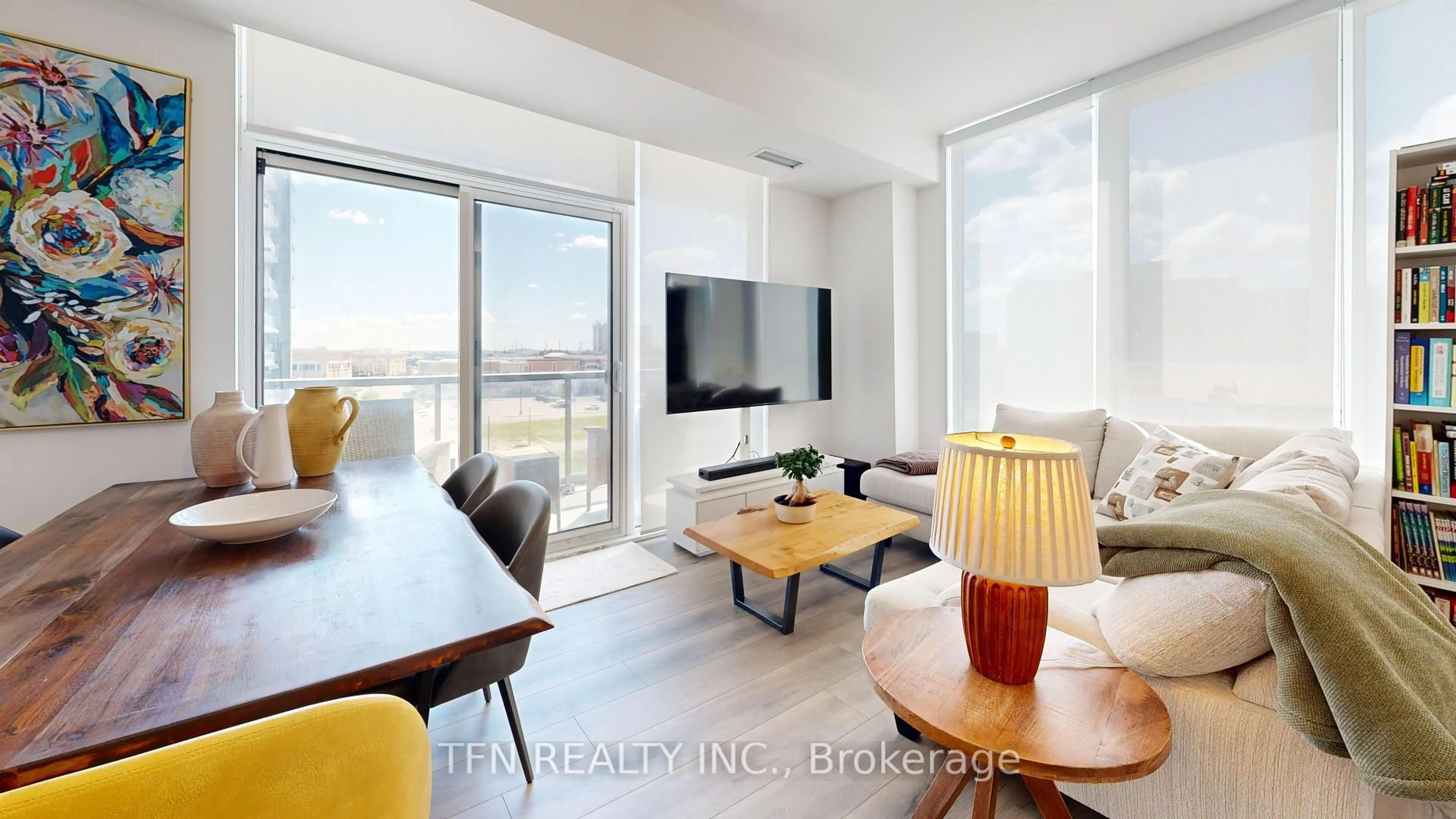 Living room with furniture, unknown for 10 Gatineau Dr #602, Vaughan Ontario L4J 0L2