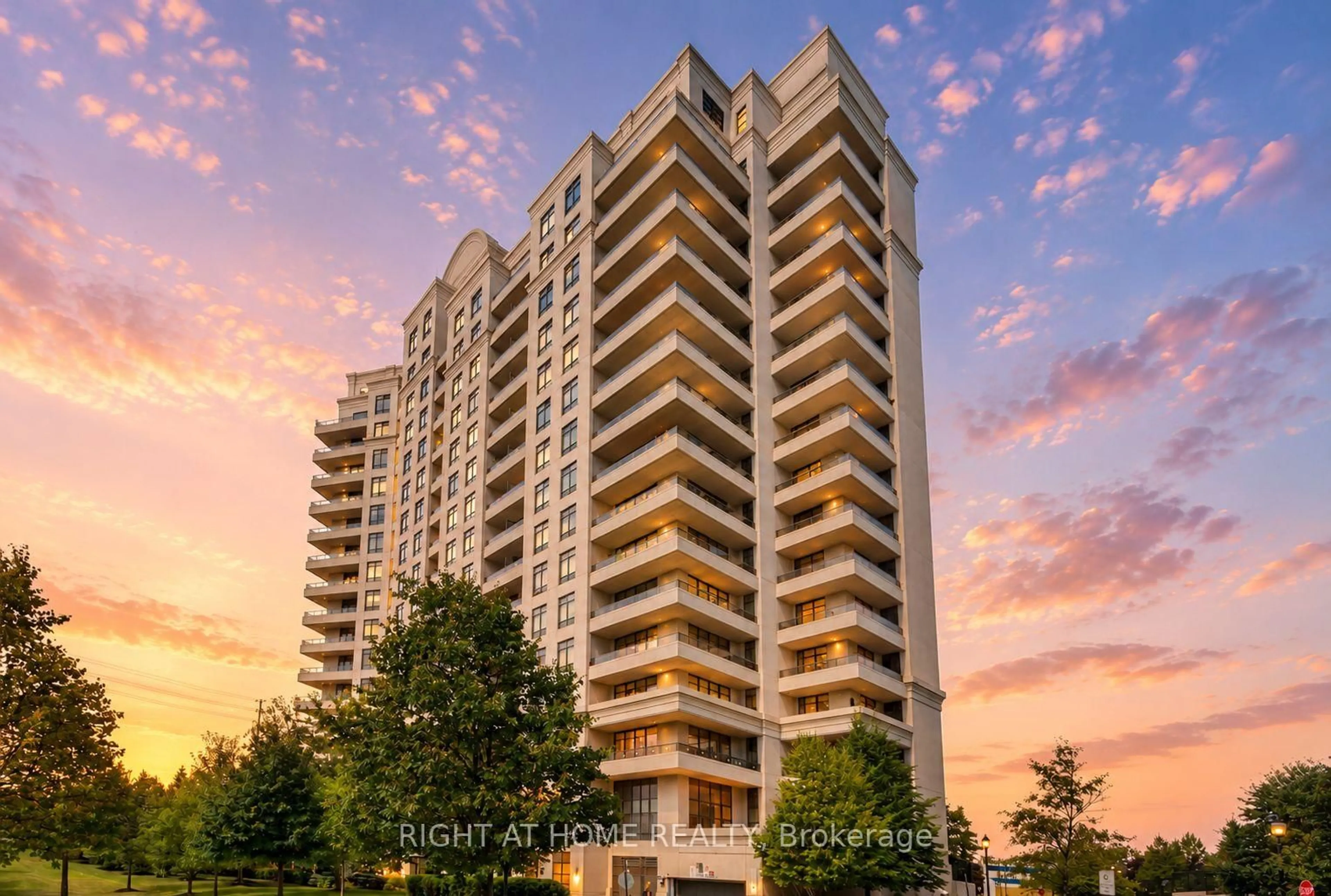 A pic from outside/outdoor area/front of a property/back of a property/a pic from drone, building for 9235 Jane St #1012, Vaughan Ontario L6A 0J8