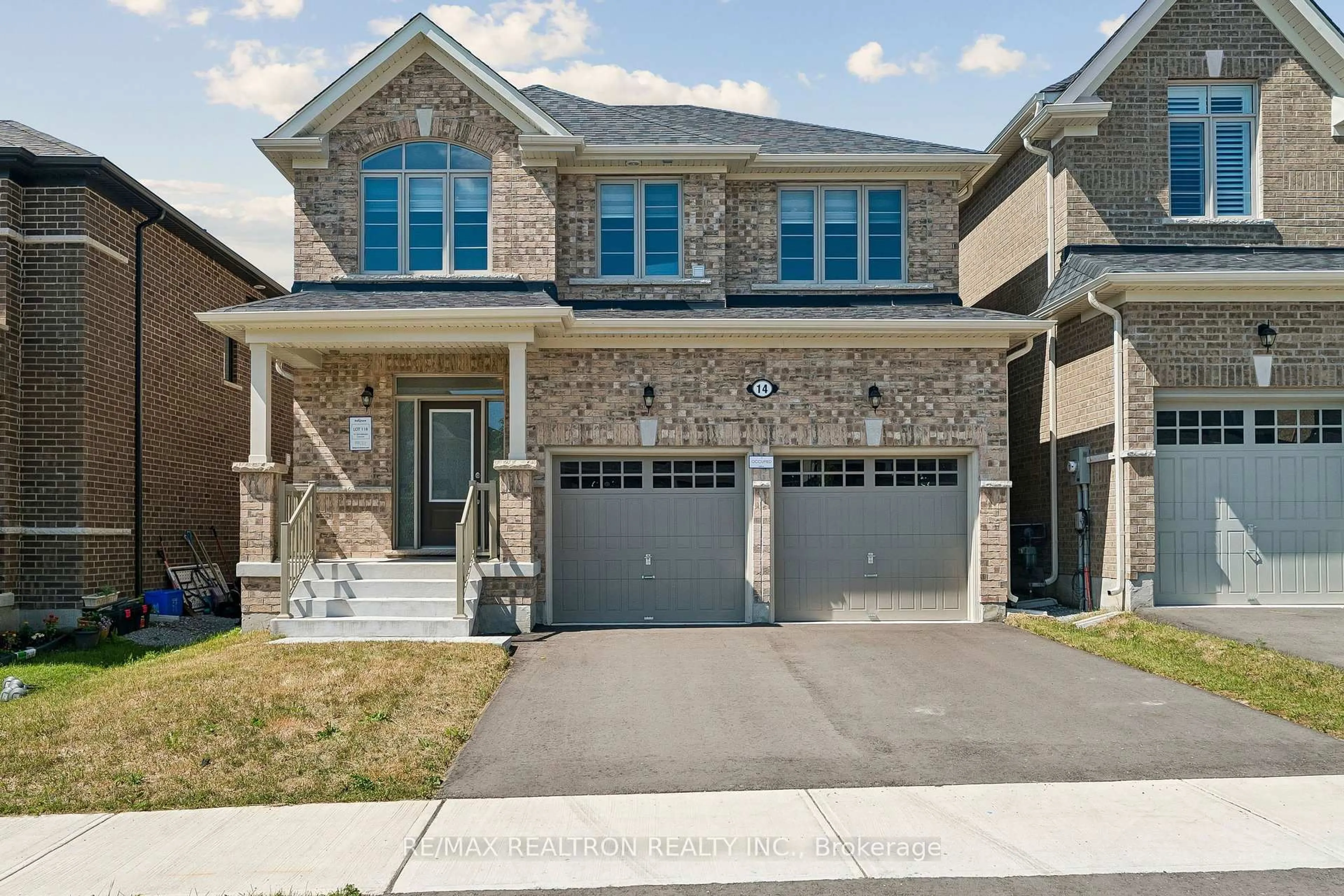 Home with brick exterior material, street for 14 Sam Battaglia Cres Cres, Georgina Ontario L0E 1R0