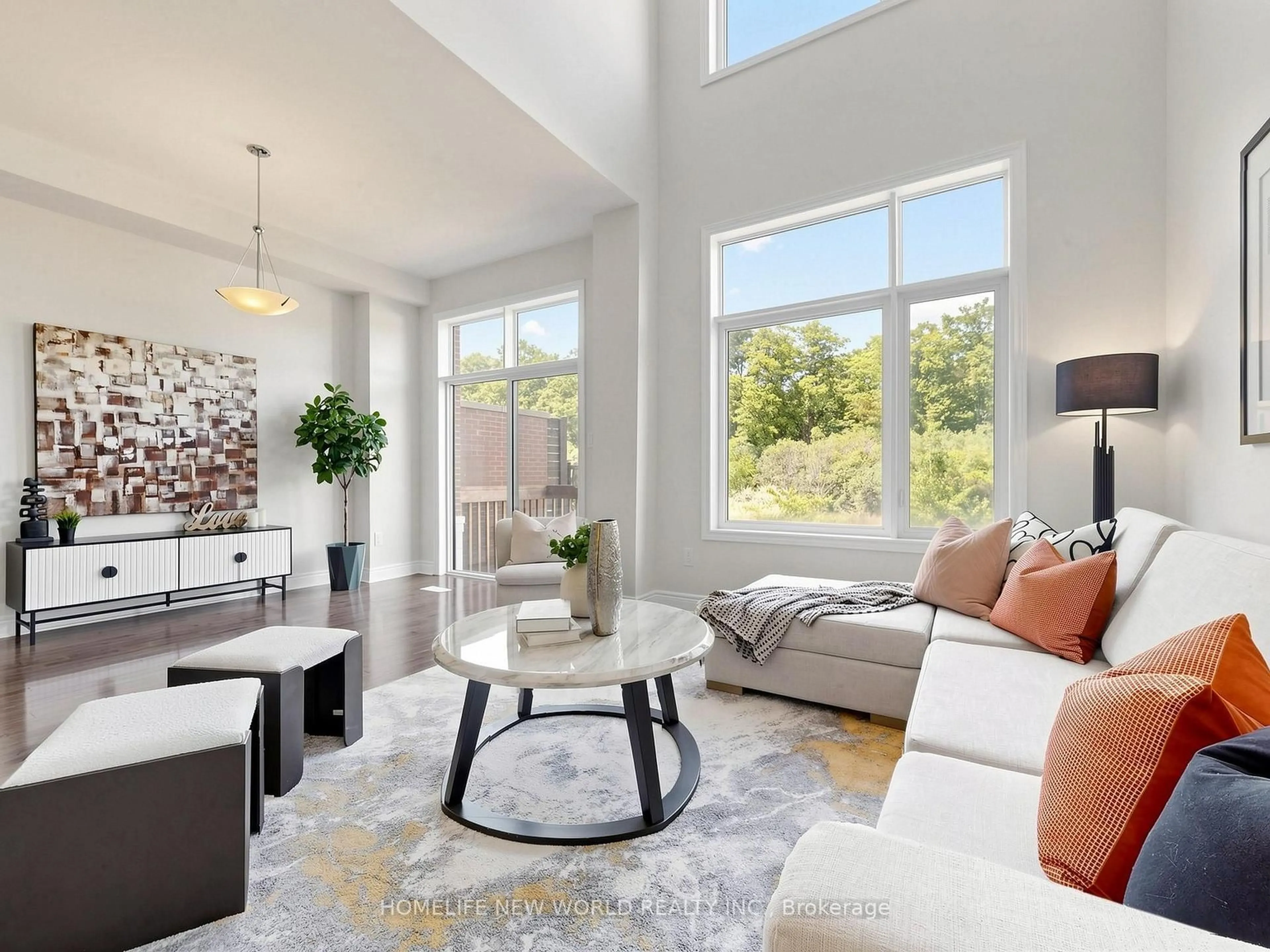Living room with furniture, unknown for 590 Marc Santi Blvd, Vaughan Ontario L6Z 4Z8