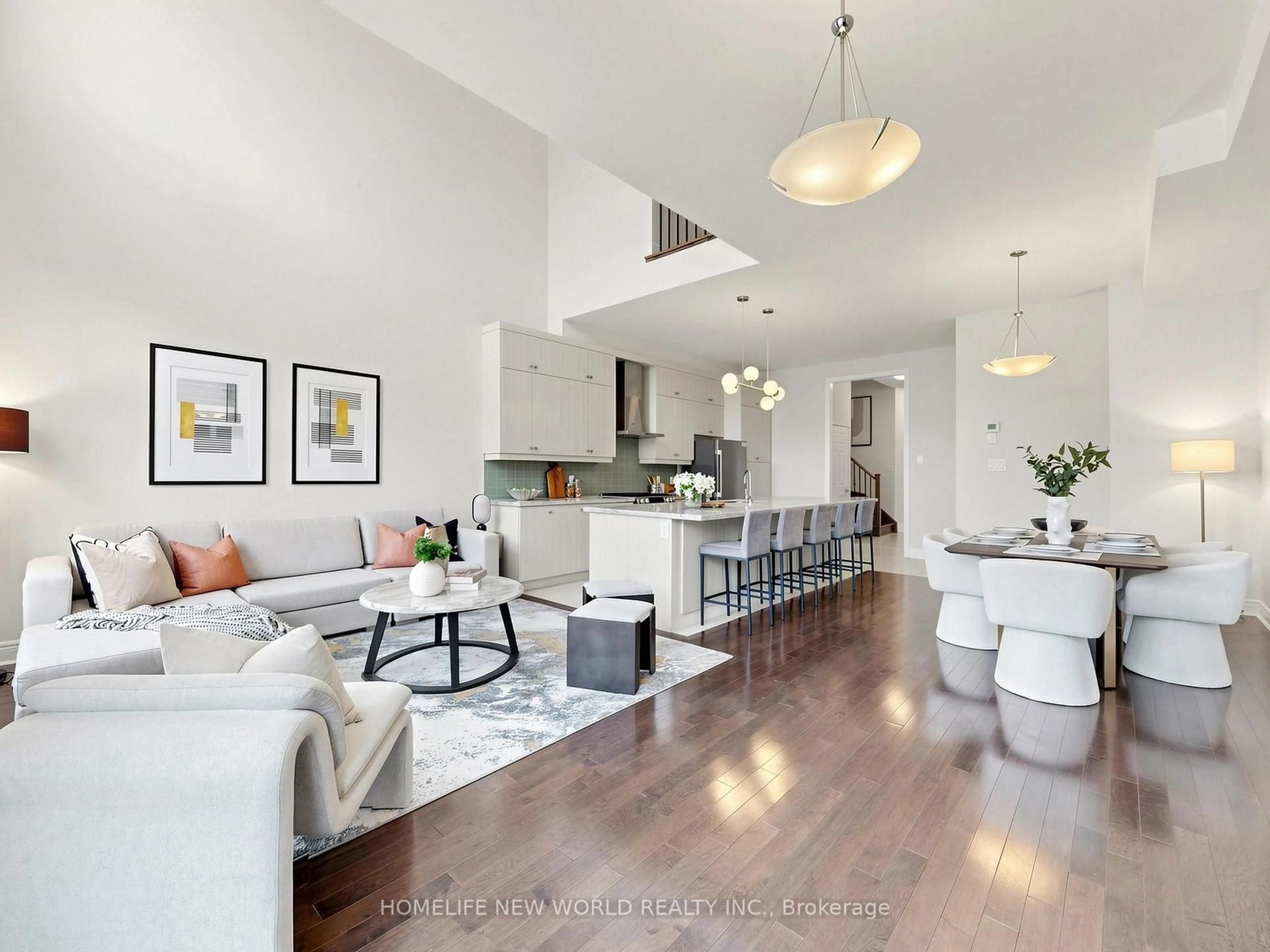 Living room with furniture, unknown for 590 Marc Santi Blvd, Vaughan Ontario L6Z 4Z8