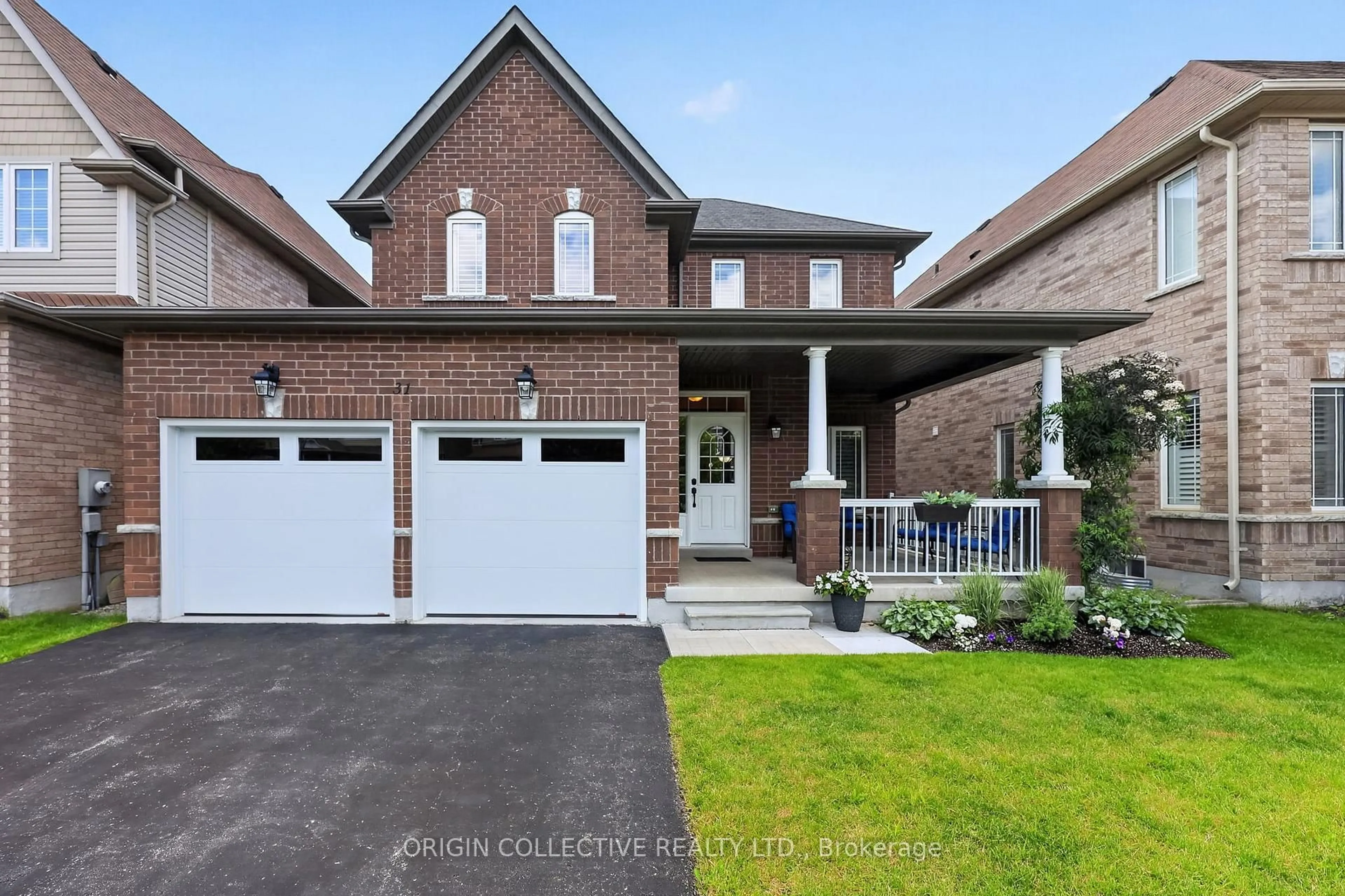Home with brick exterior material, street for 31 Bud Leggett Cres, Georgina Ontario L4P 0B7