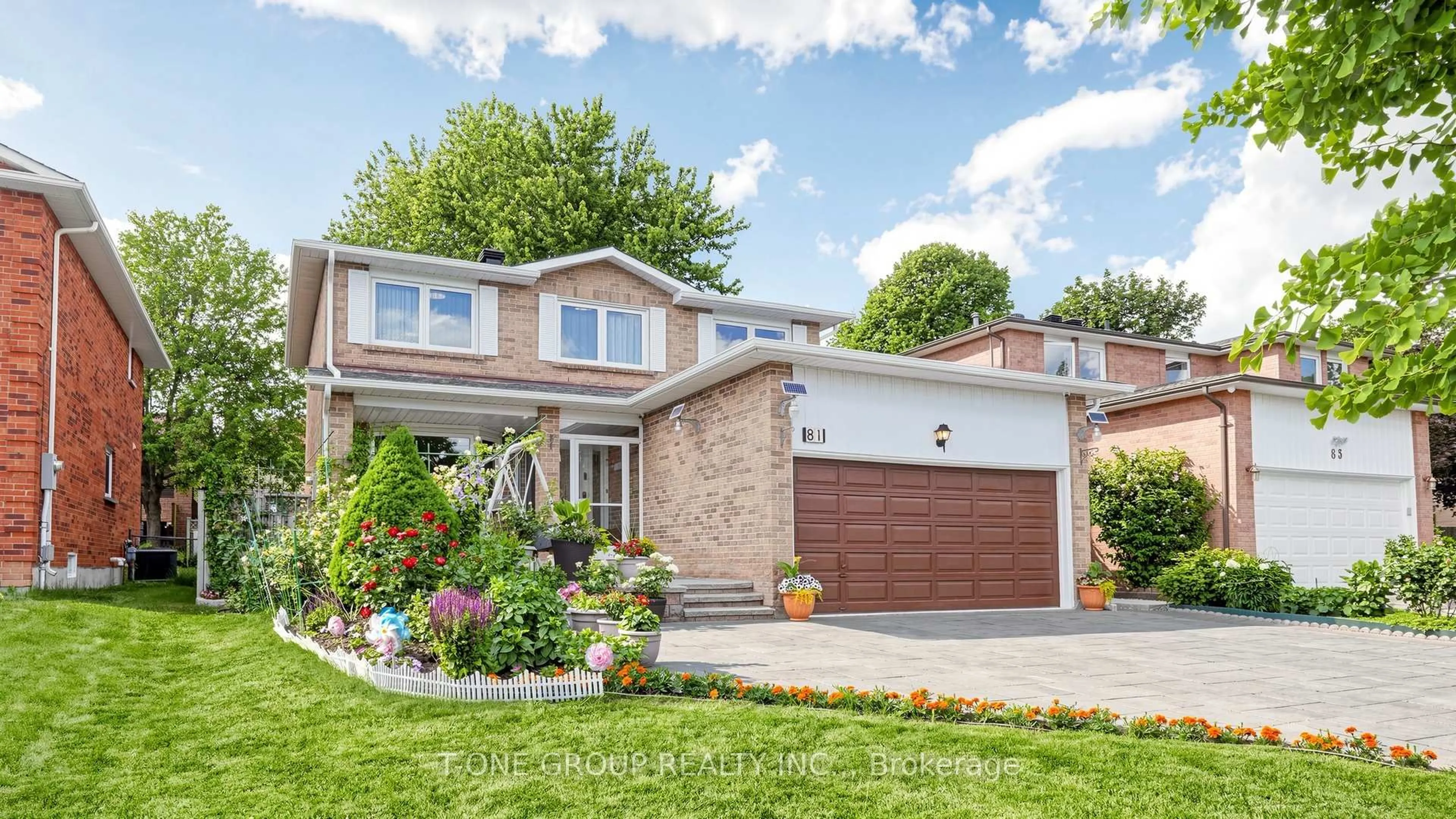 Home with brick exterior material, street for 81 Marion Cres, Markham Ontario L3P 6E9