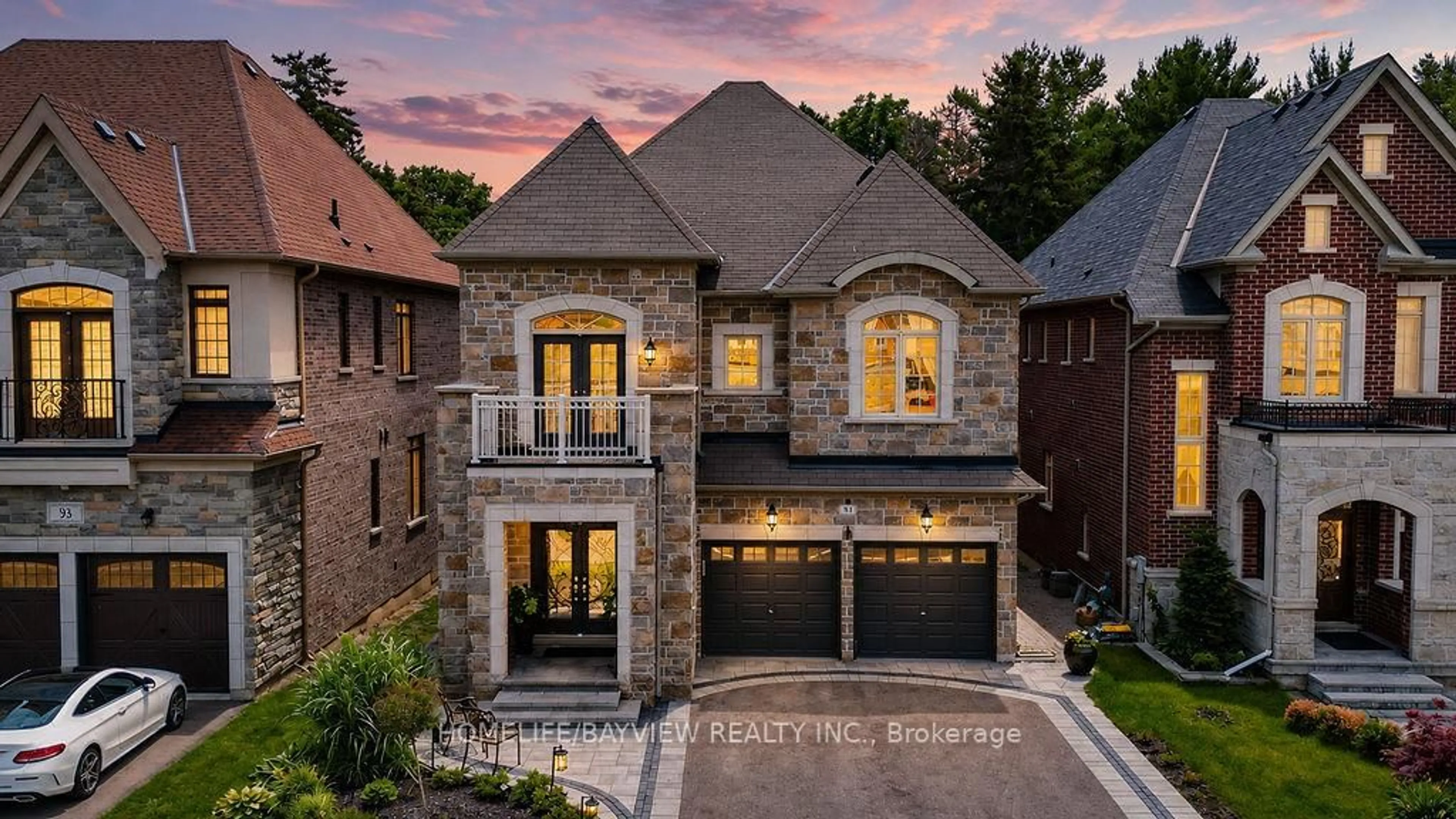 Home with brick exterior material, street for 91 Marbrook St, Richmond Hill Ontario L4C 0Y8
