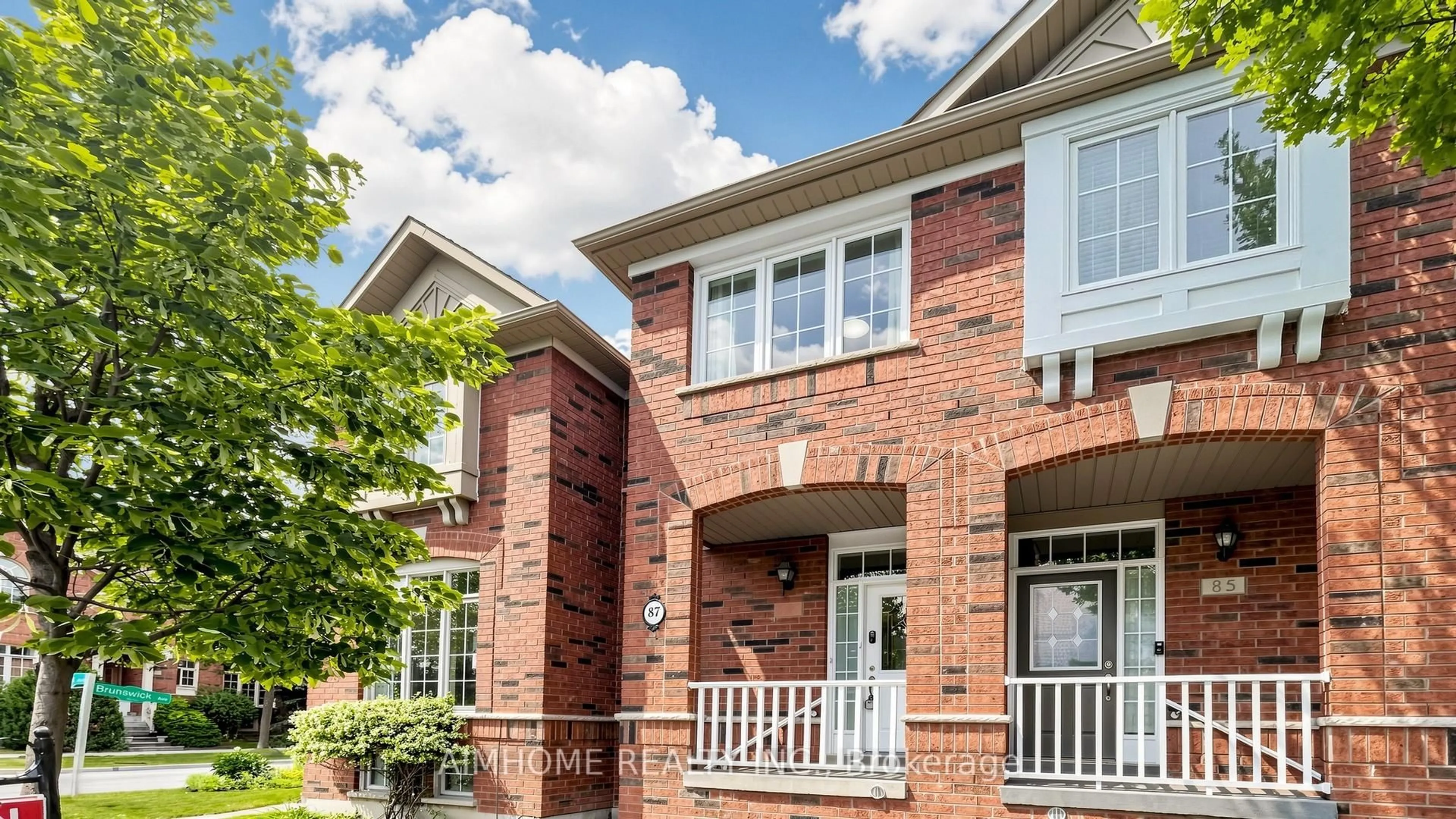 Home with brick exterior material, street for 87 Bur Oak Ave, Markham Ontario L6C 2E6