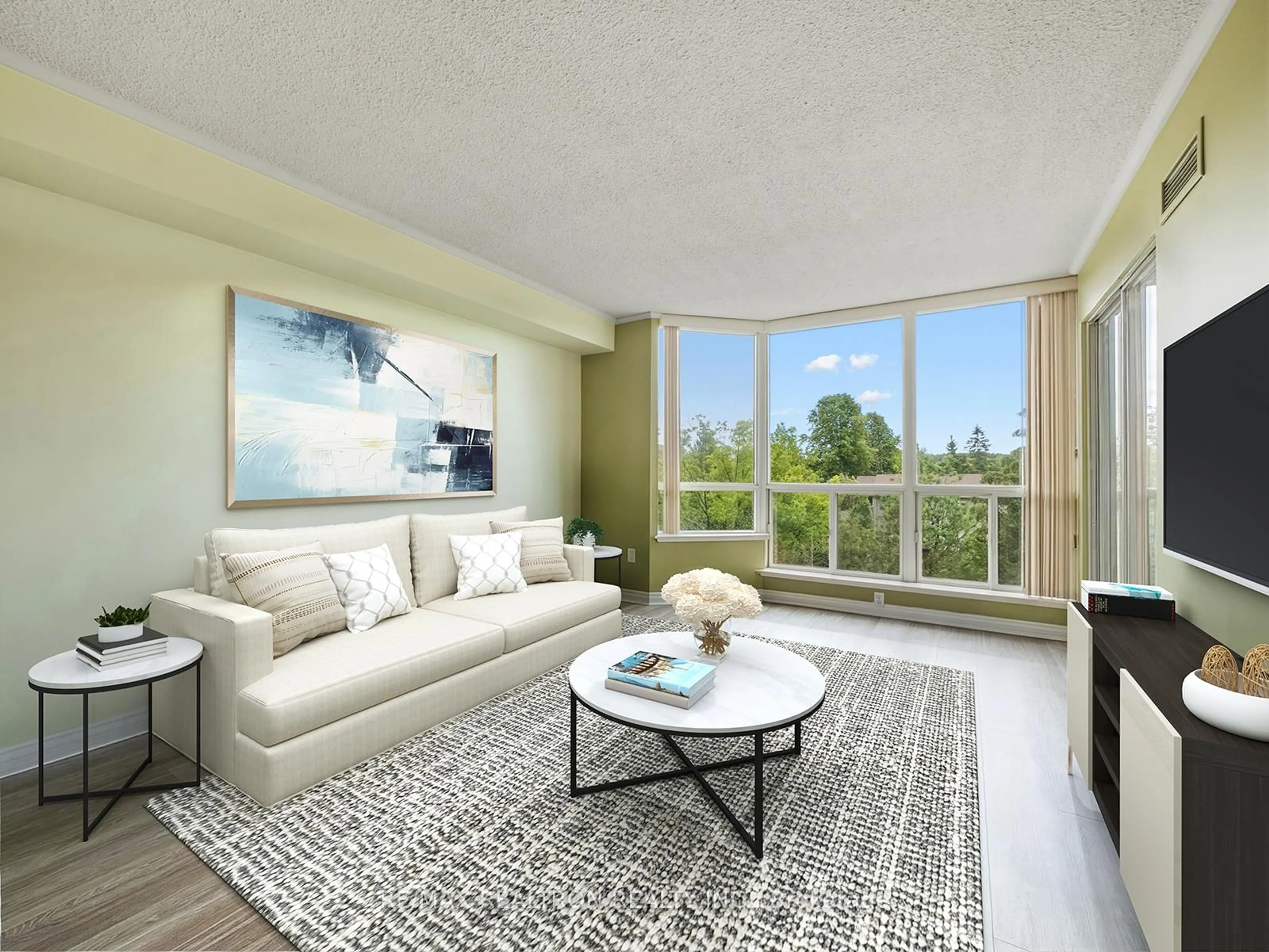 Living room with furniture, unknown for 175 Cedar Ave #415, Richmond Hill Ontario L4C 9V3