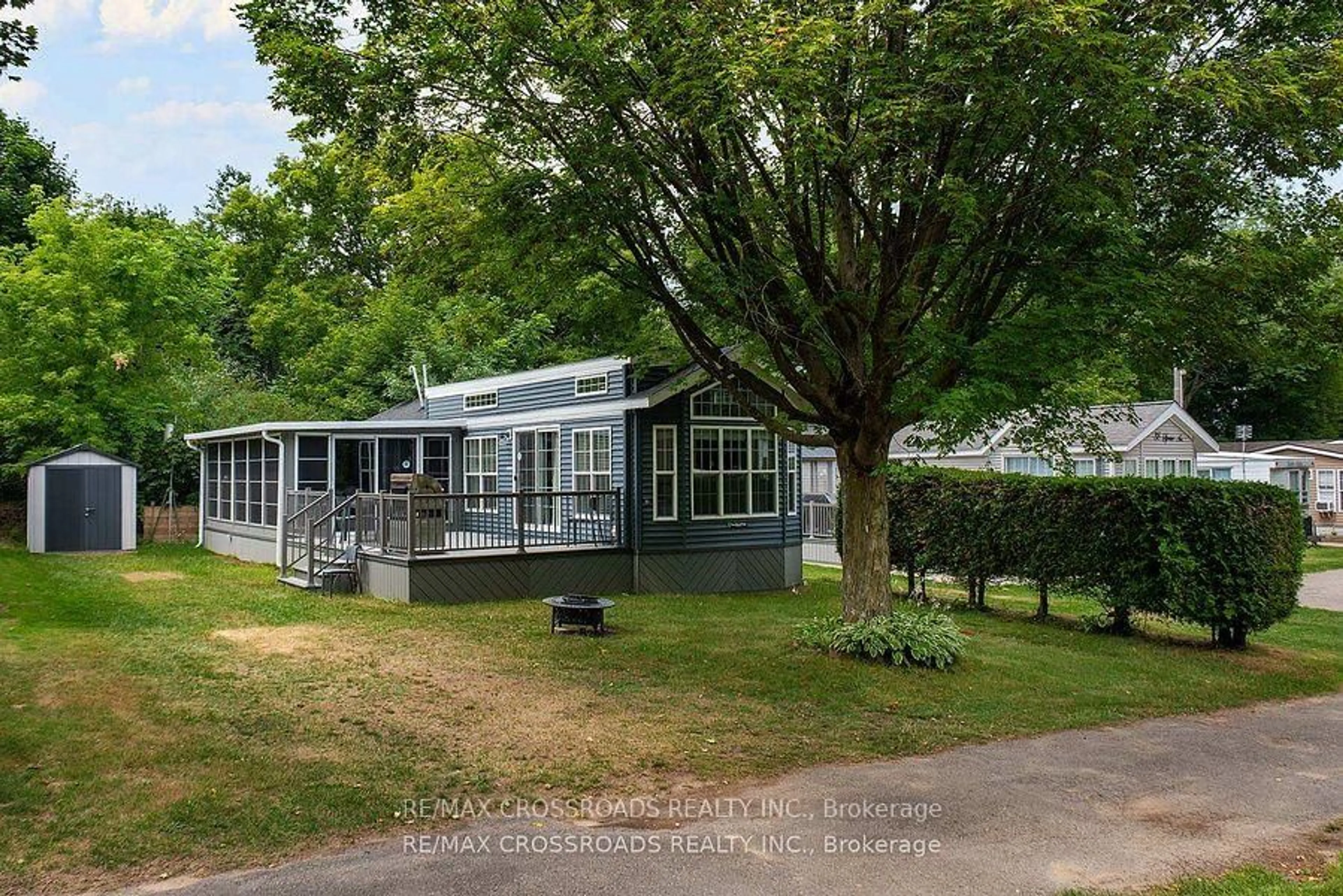 A pic from outside/outdoor area/front of a property/back of a property/a pic from drone, water/lake/river/ocean view for 15014 Ninth Line #Spruce 40, Whitchurch-Stouffville Ontario L0G 1E0