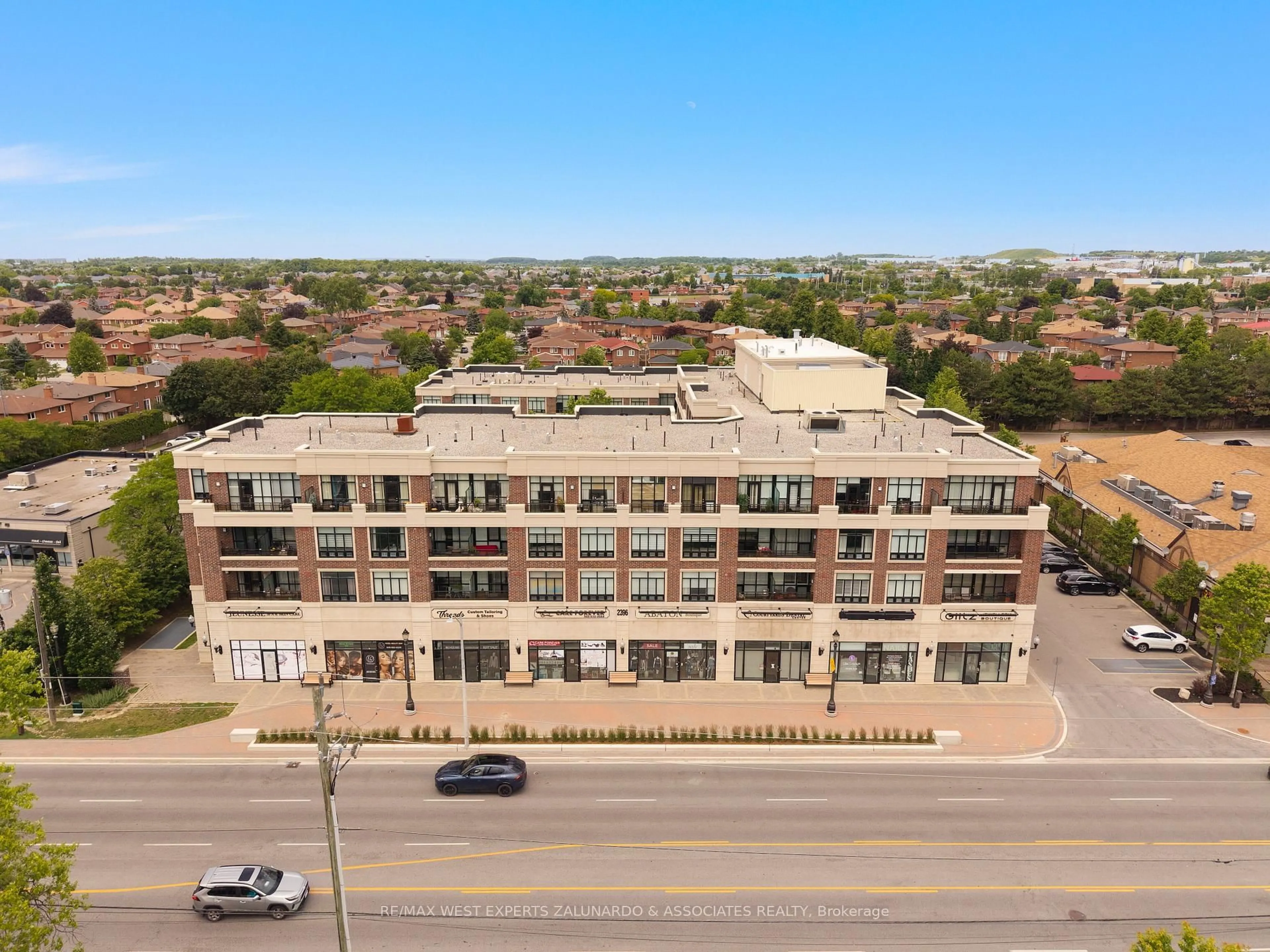 A pic from outside/outdoor area/front of a property/back of a property/a pic from drone, building for 2396 Major Mackenzie Dr #207, Vaughan Ontario L6A 4Y1