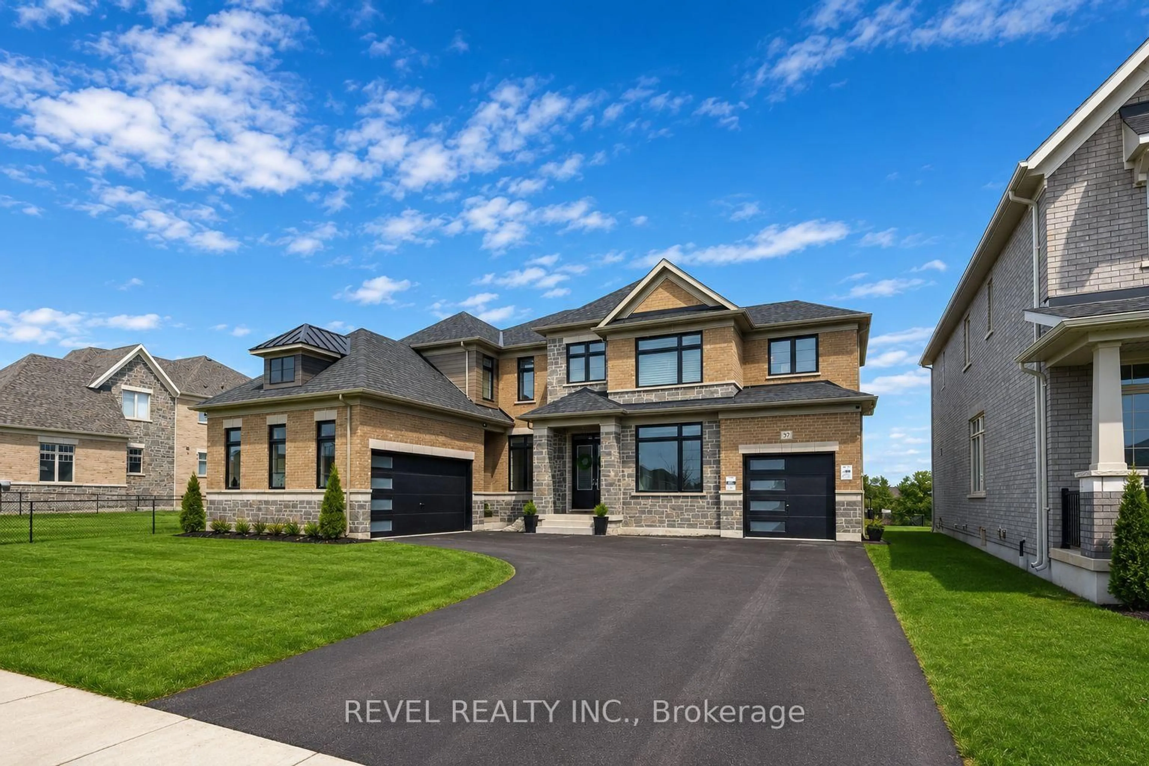 Home with brick exterior material, street for 77 Marigold Blvd, Adjala-Tosorontio Ontario L0G 1W0