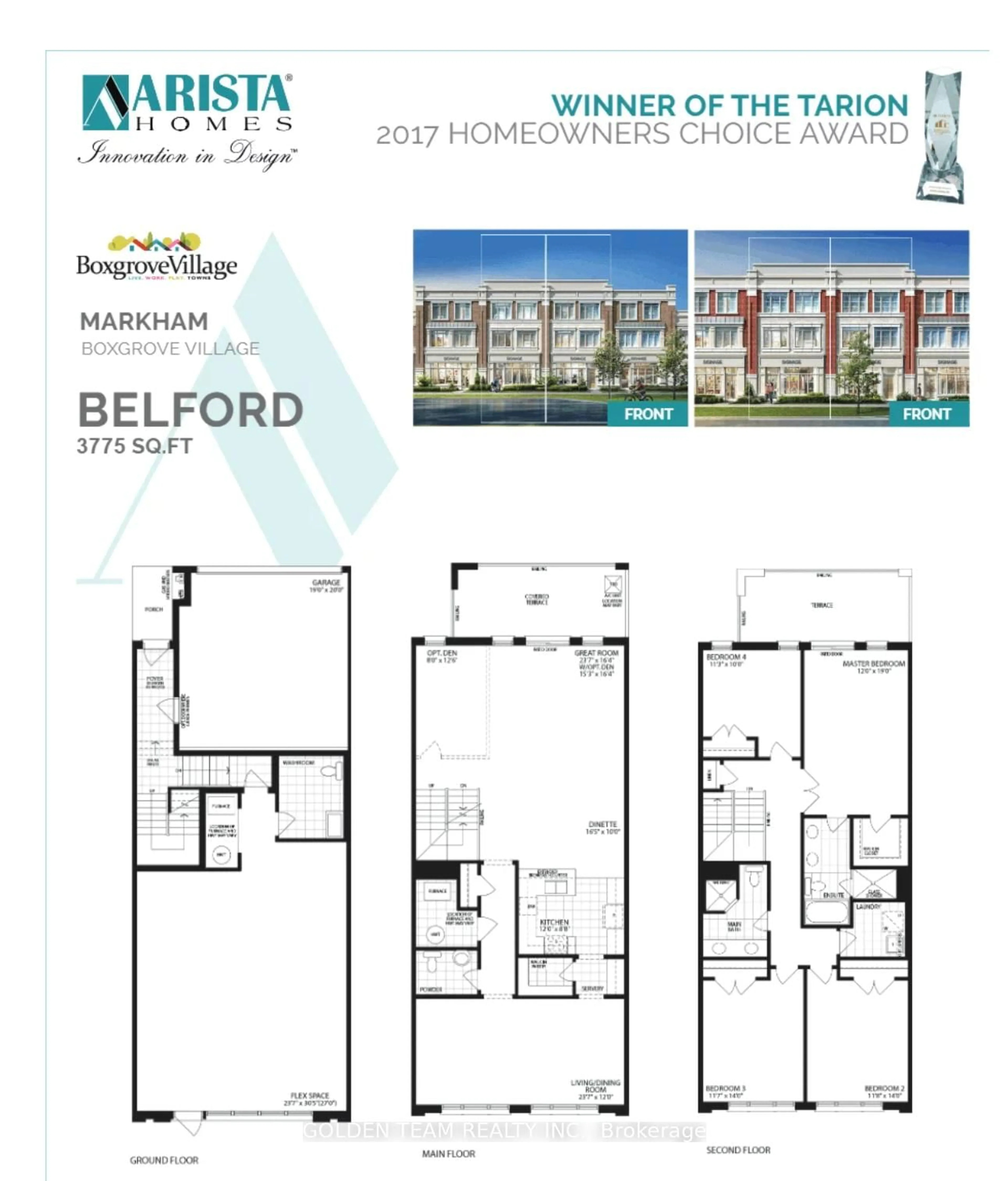 Floor plan for 41 Luzon Ave, Markham Ontario L6B 1N7