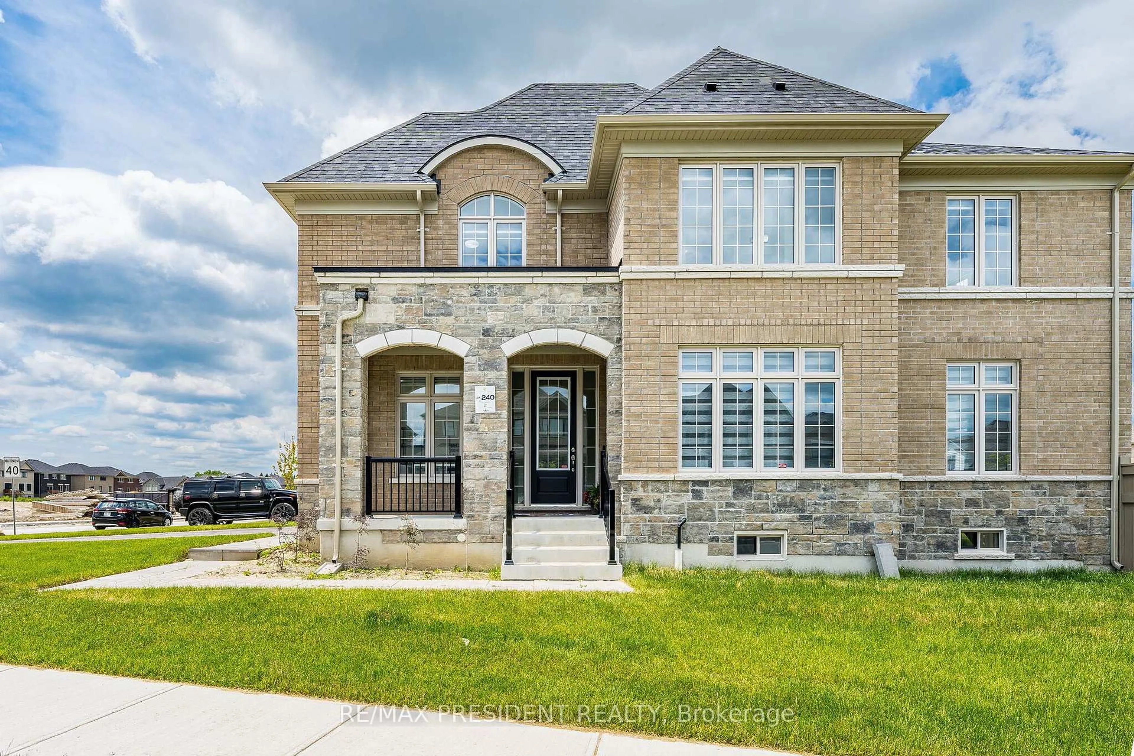 Home with brick exterior material, street for 2 Hawthorns Gdns, Adjala-Tosorontio Ontario L0G 1W0