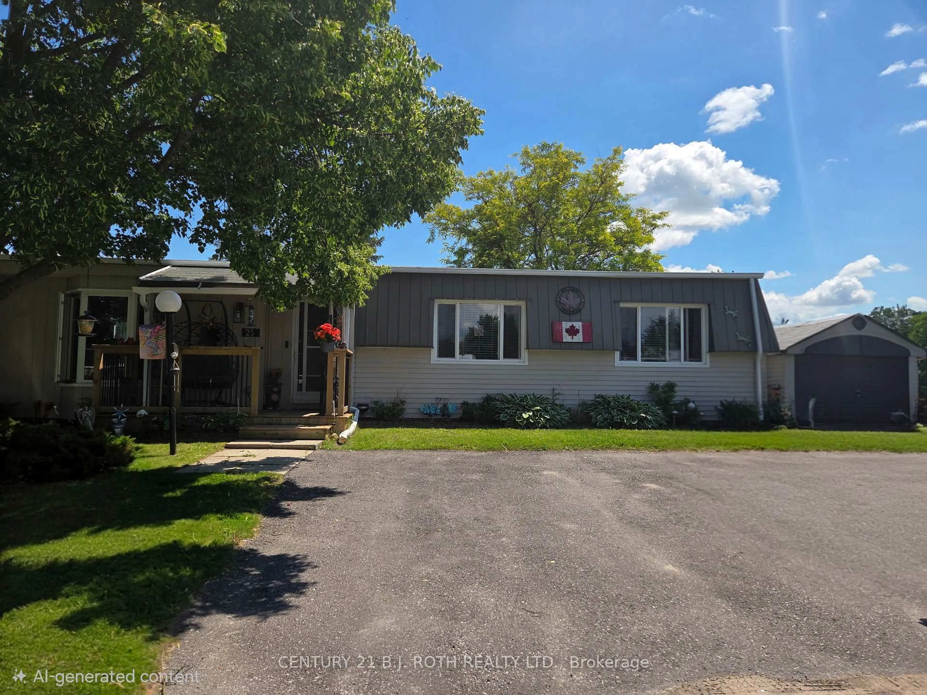 Home with vinyl exterior material, street for 25 Comforts Cove Crt, Innisfil Ontario L9S 1S3