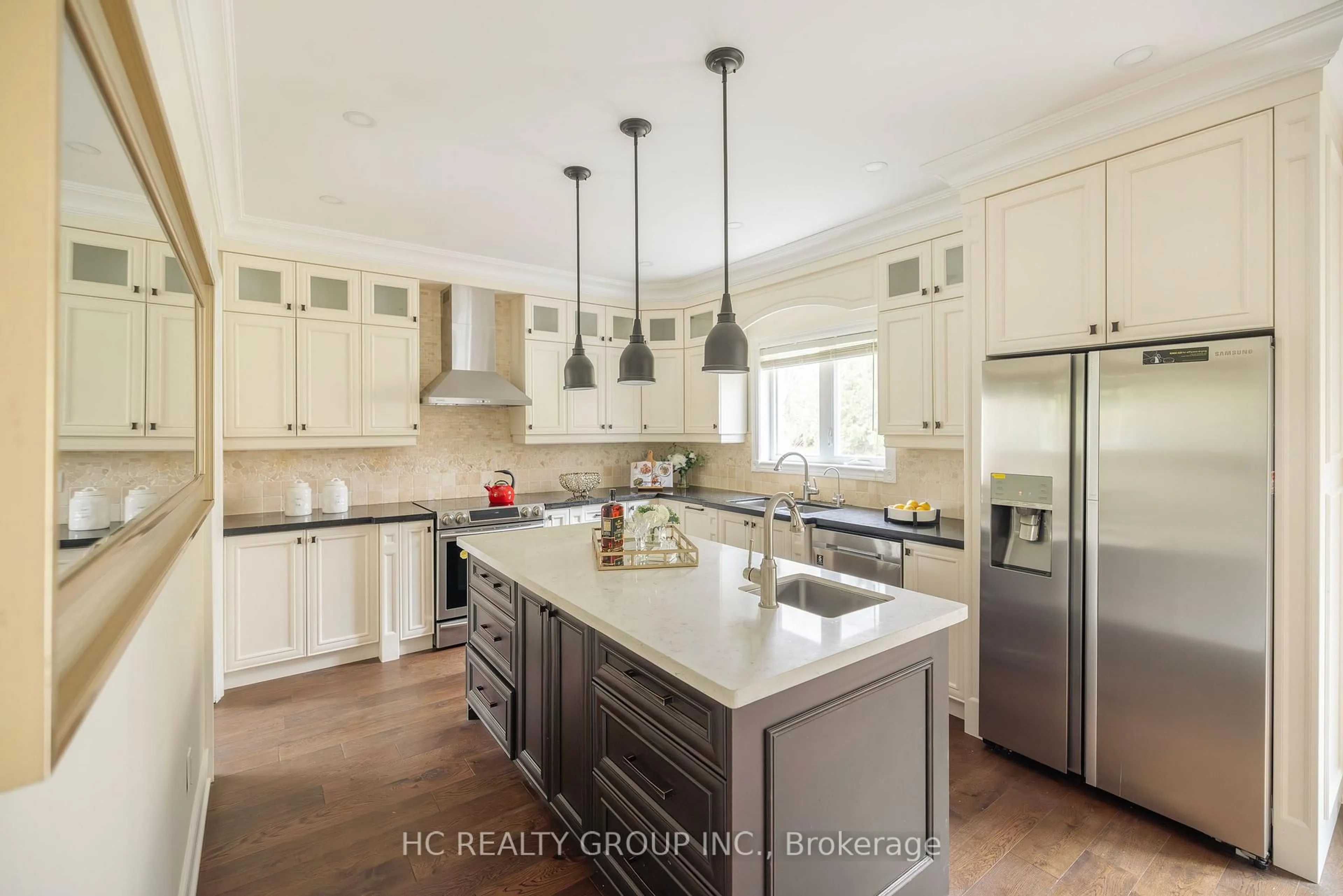 Open concept kitchen, ceramic/tile floor for 2151 Rodick Rd, Markham Ontario L6C 1S8