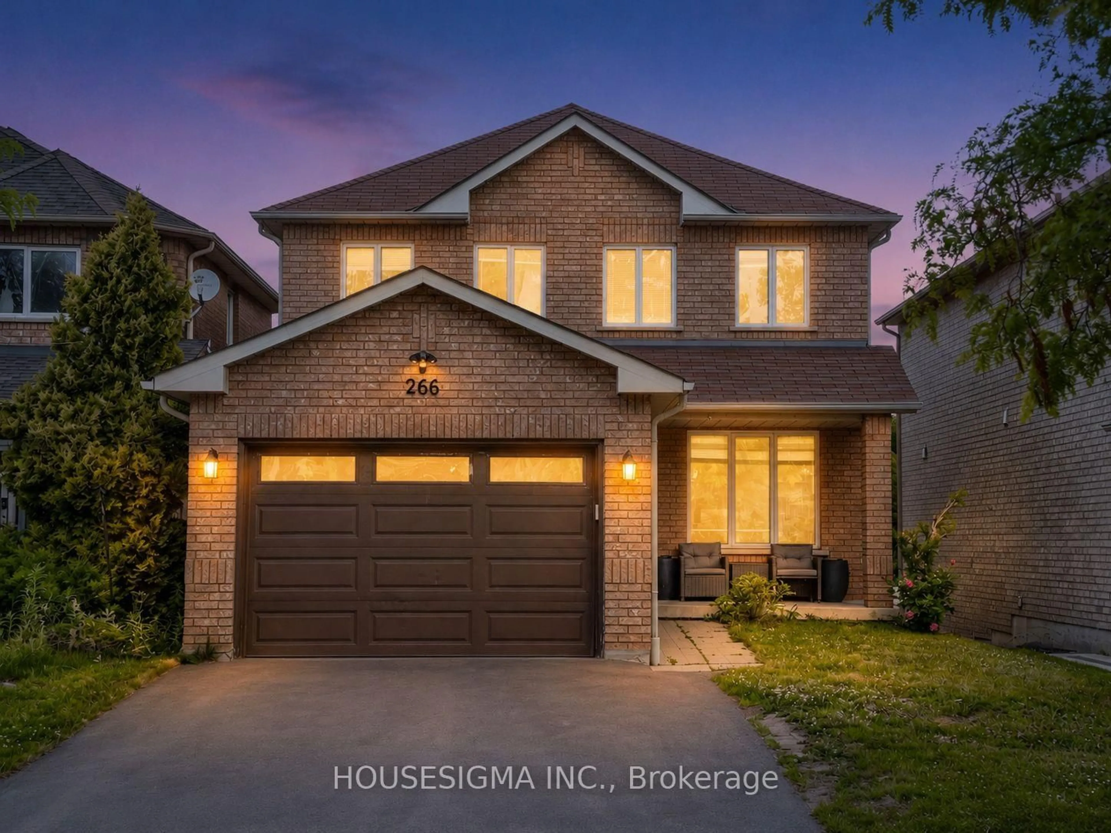 Home with brick exterior material, street for 266 Royalpark Way, Vaughan Ontario L4H 1J8