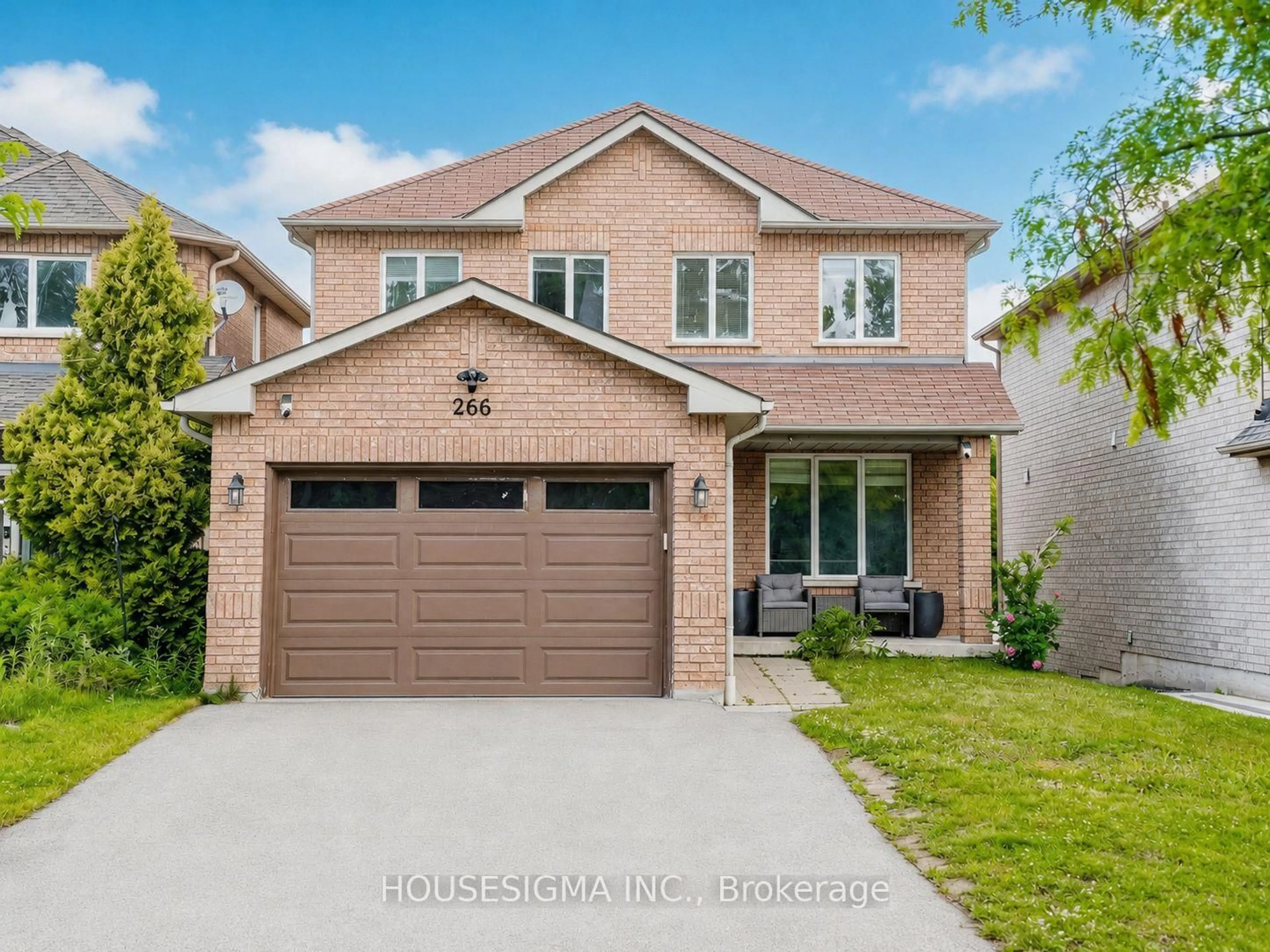 Home with brick exterior material, street for 266 Royalpark Way, Vaughan Ontario L4H 1J8