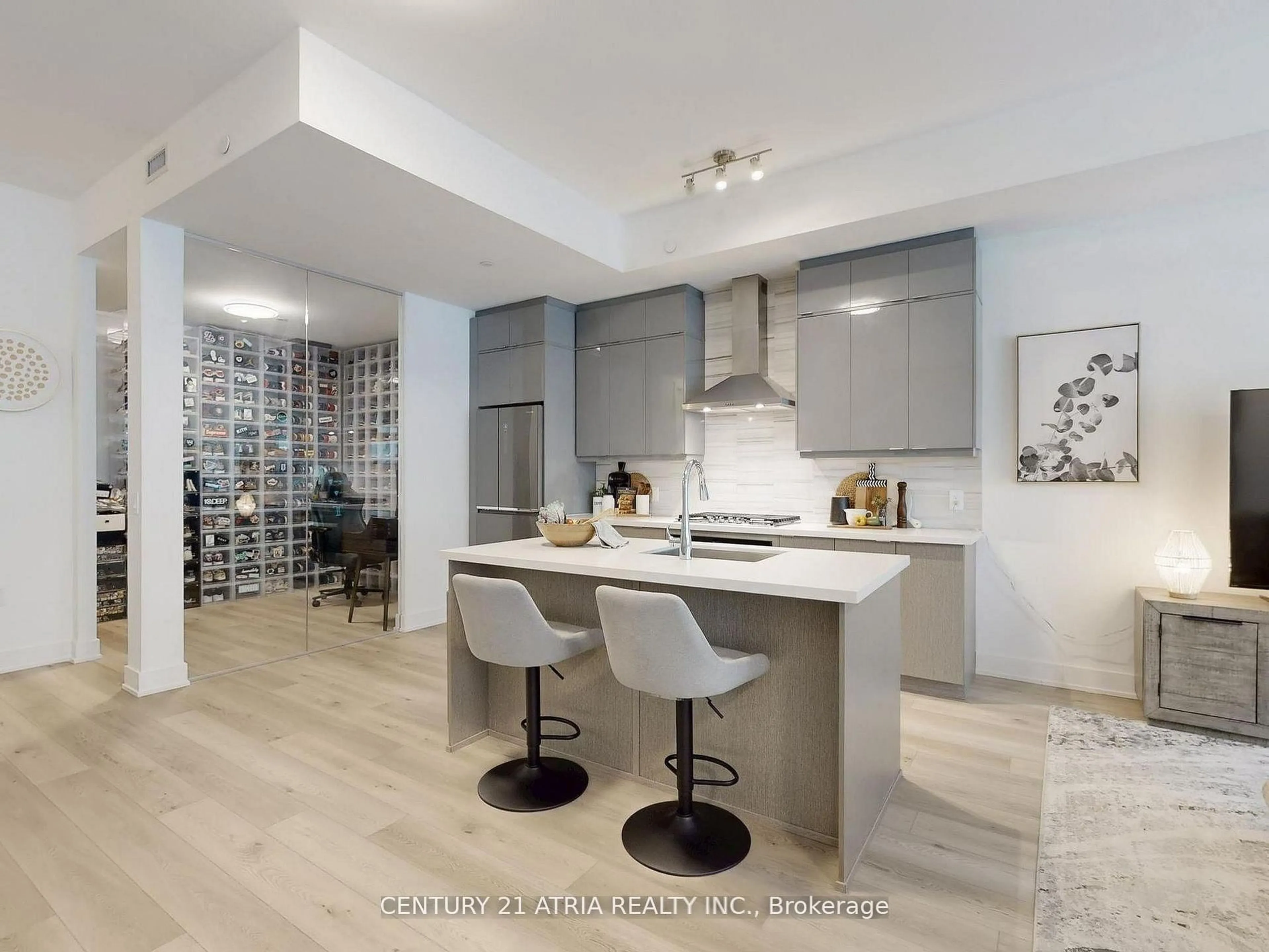 Open concept kitchen, ceramic/tile floor for 11782 Ninth Line #107A, Whitchurch-Stouffville Ontario L4A 5E9
