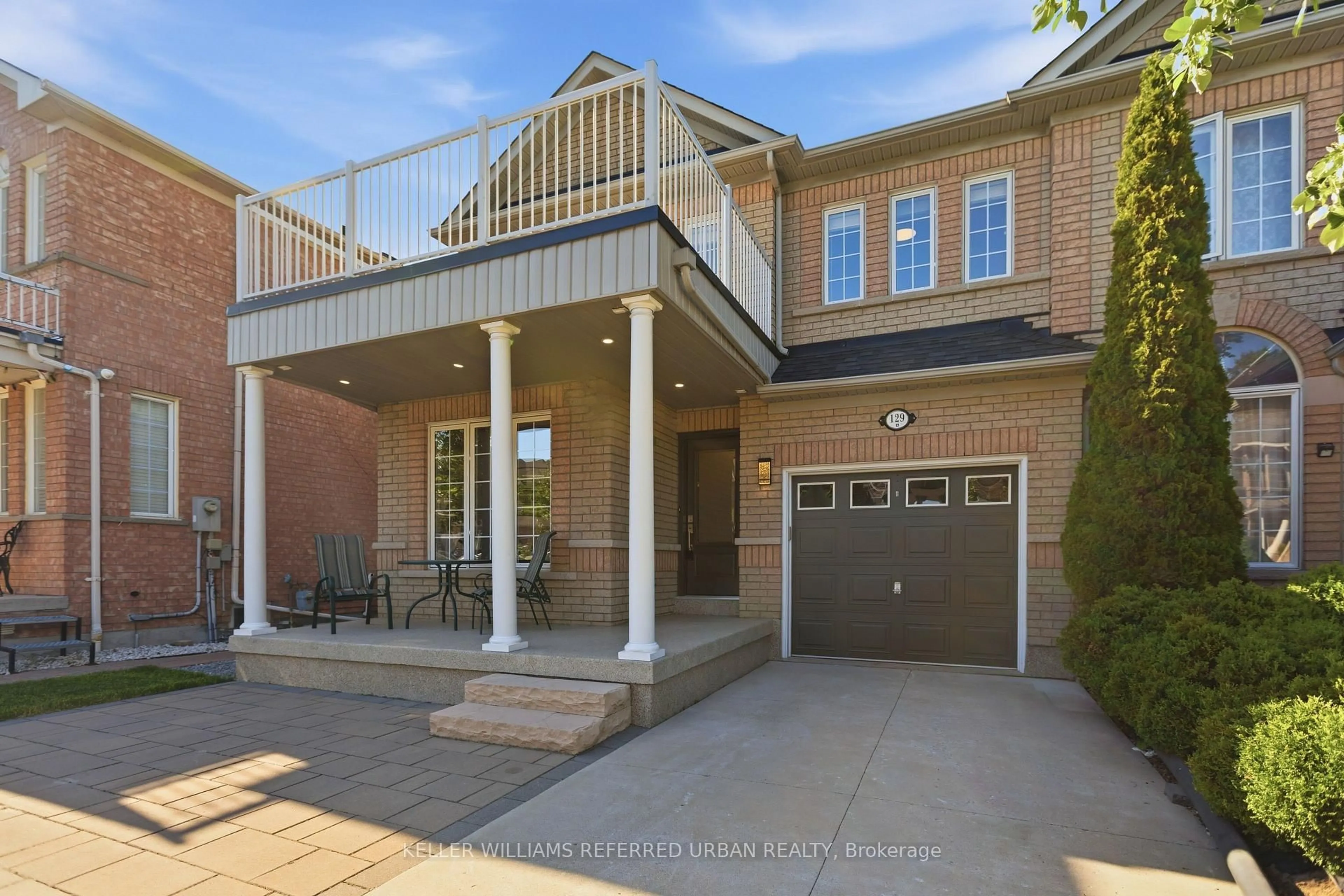 Home with brick exterior material, street for 129 Dolce Cres, Vaughan Ontario L4H 3C8