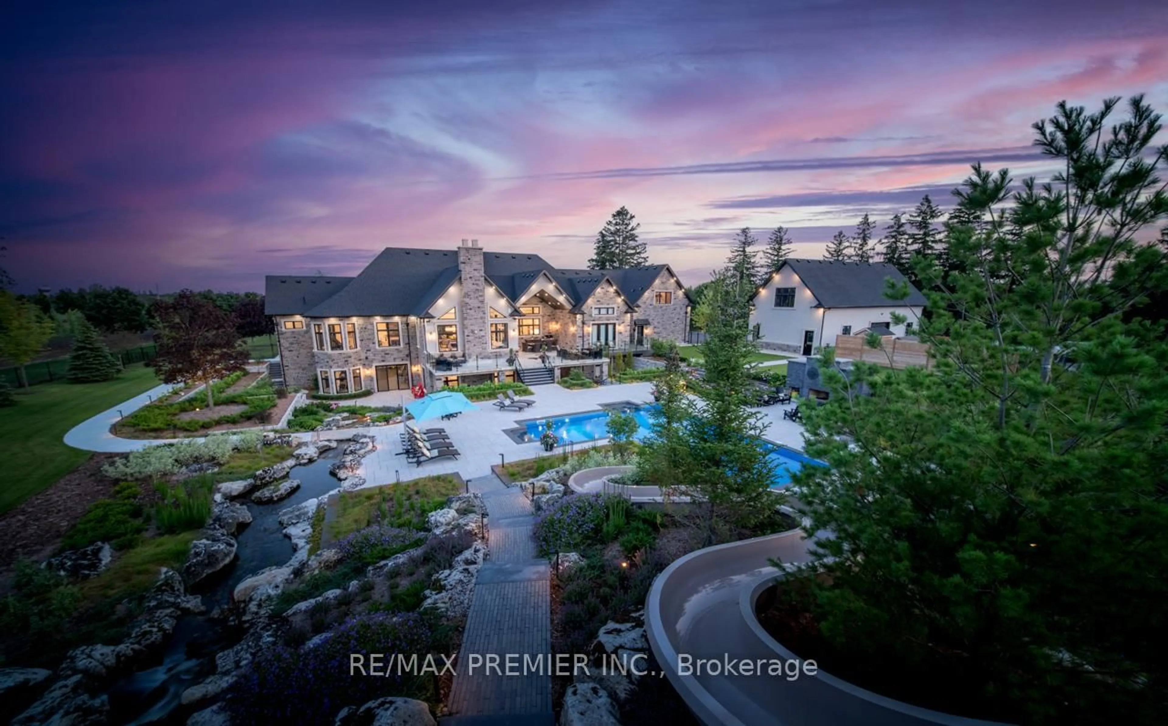 A pic from outside/outdoor area/front of a property/back of a property/a pic from drone, mountain view for 6468 Bethesda Rd, Whitchurch-Stouffville Ontario L4A 3A7