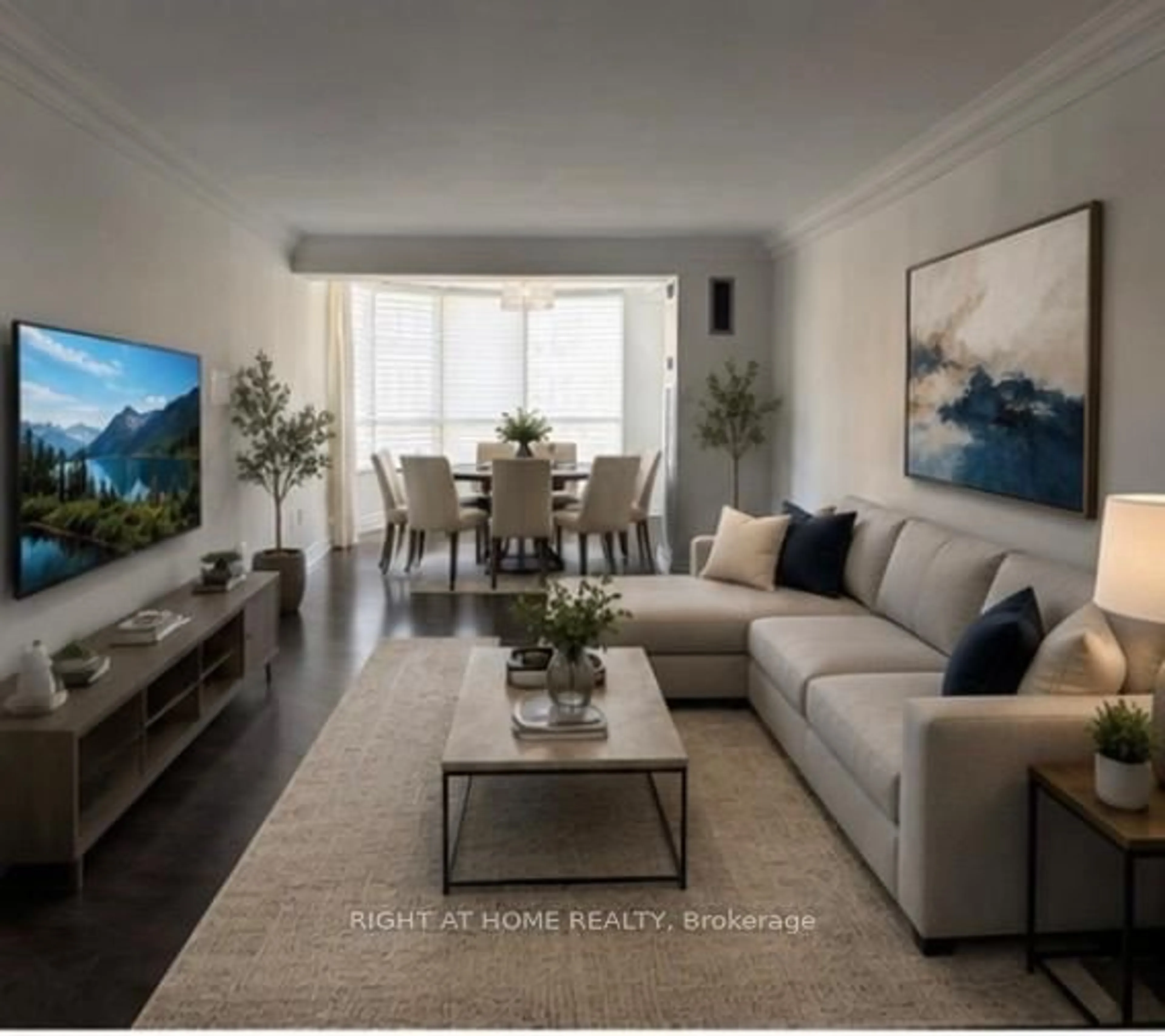 Living room with furniture, unknown for 333 CLARK Ave #412, Vaughan Ontario L4J 7K4