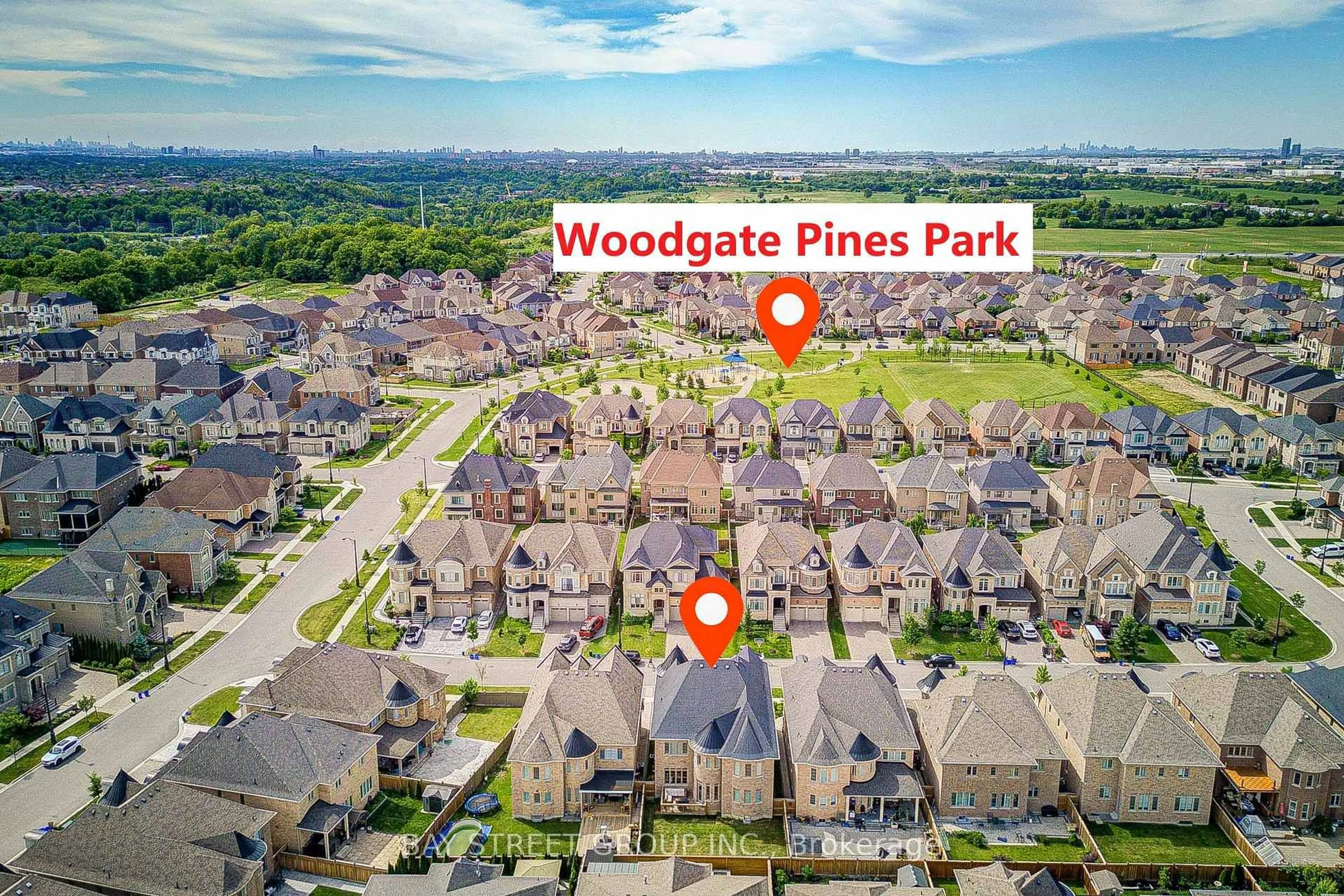 A pic from outside/outdoor area/front of a property/back of a property/a pic from drone, street for 66 Nave St, Vaughan Ontario L4H 4K5