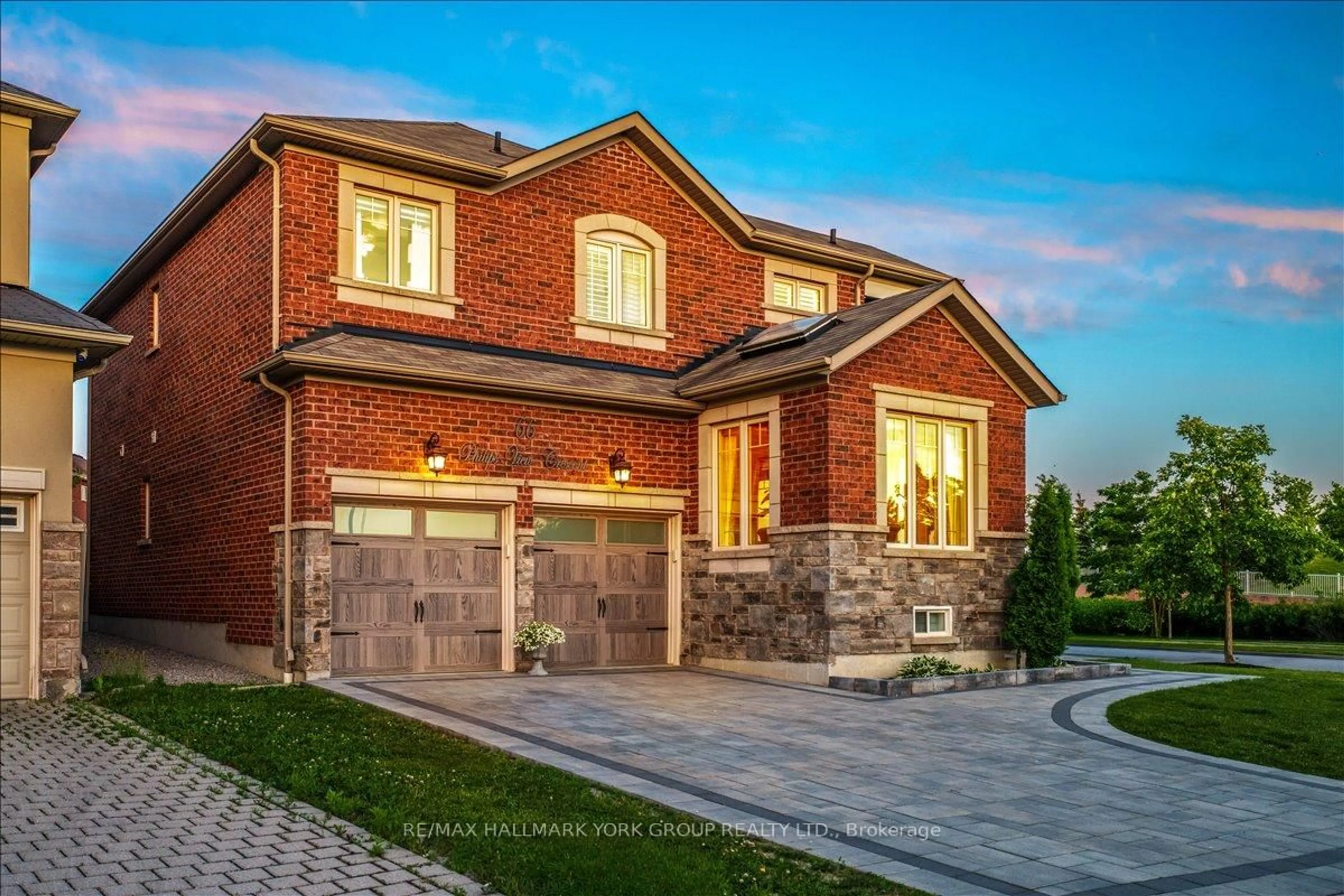 Home with brick exterior material, street for 66 Philips View Cres, Richmond Hill Ontario L4E 0S9