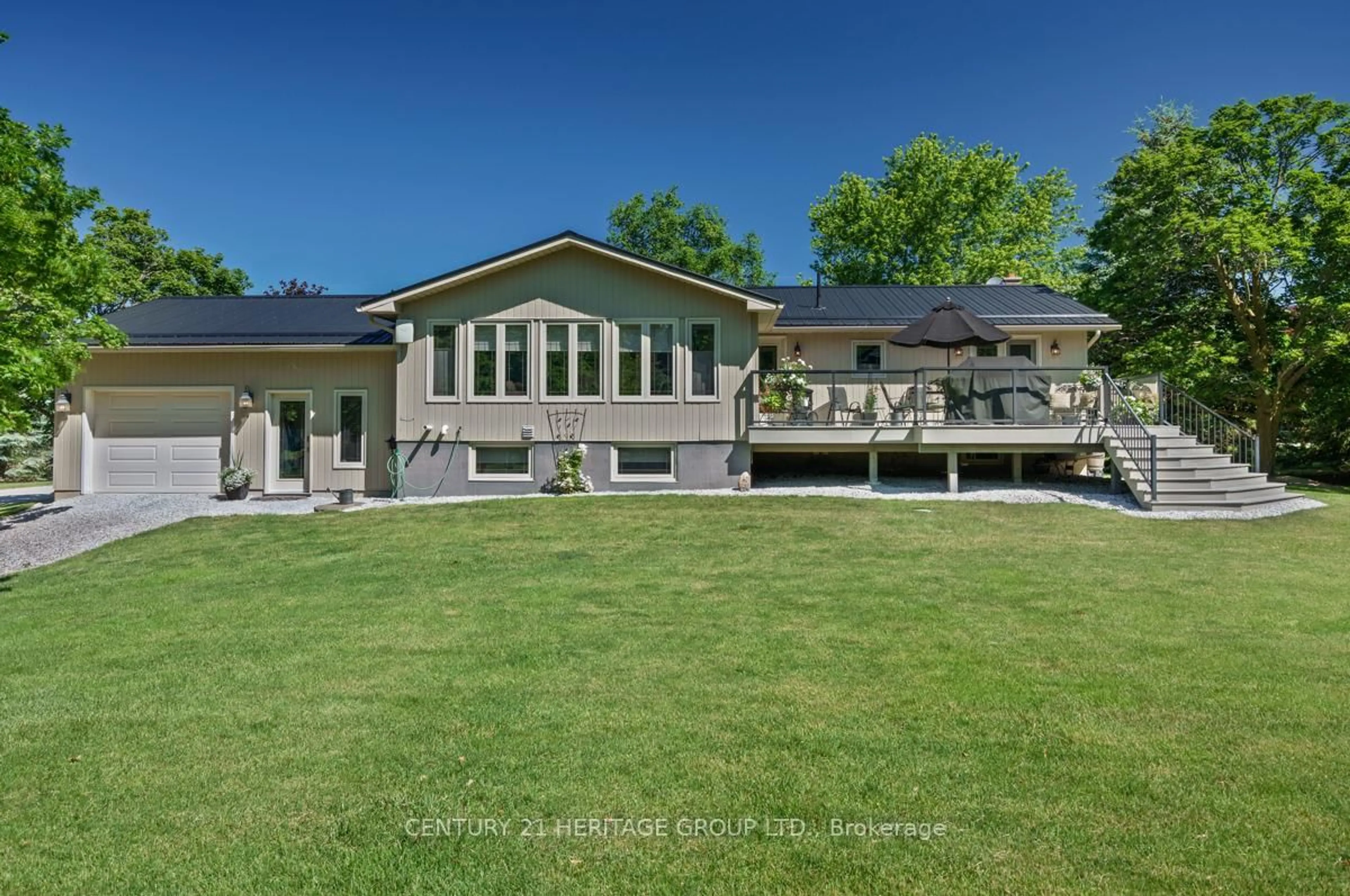 A pic from outside/outdoor area/front of a property/back of a property/a pic from drone, mountain view for 4371 11th Line, Bradford West Gwillimbury Ontario L0L 1L0