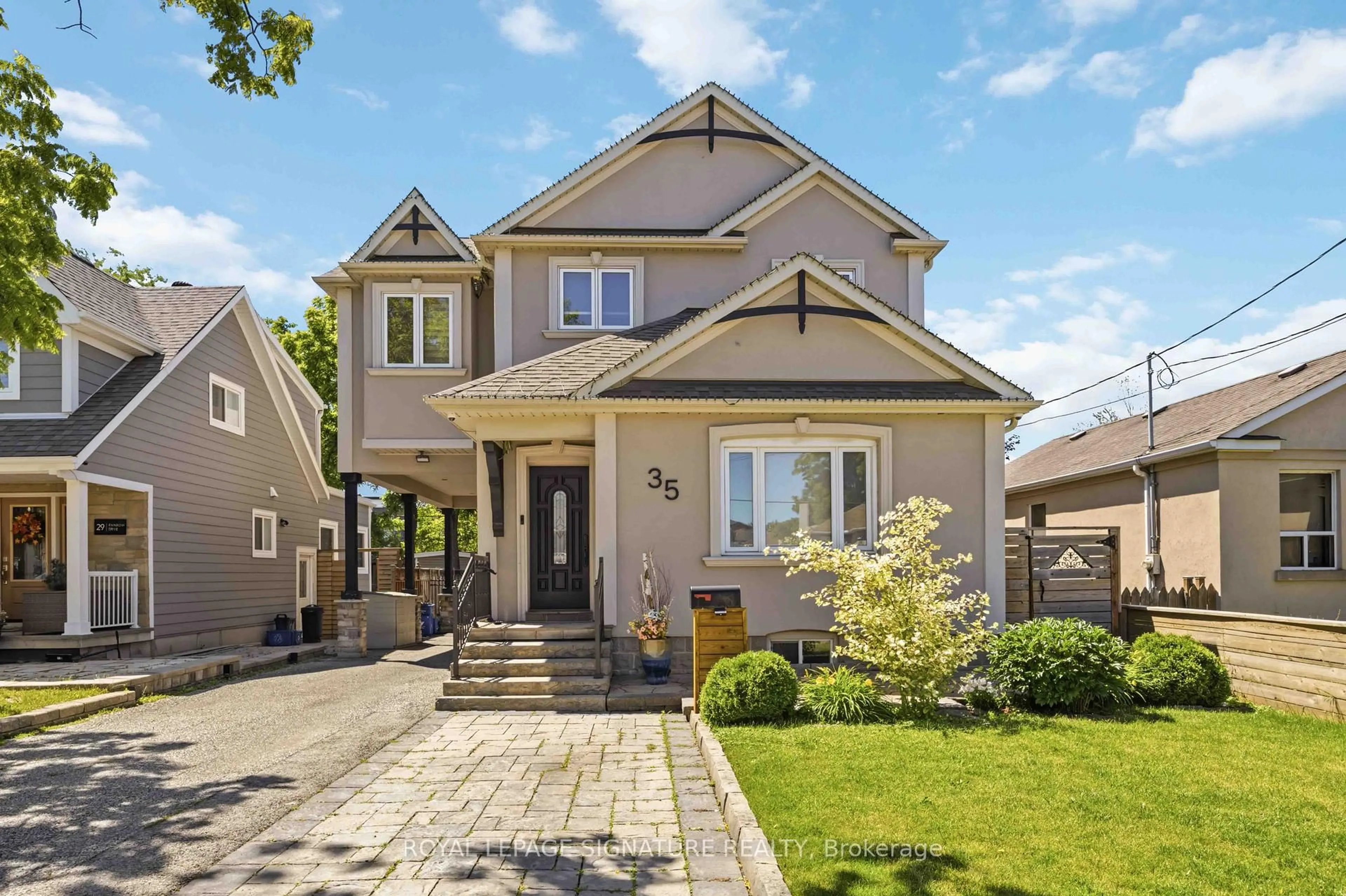 Home with brick exterior material, street for 35 Rainbow Dr, Vaughan Ontario L4L 2K3