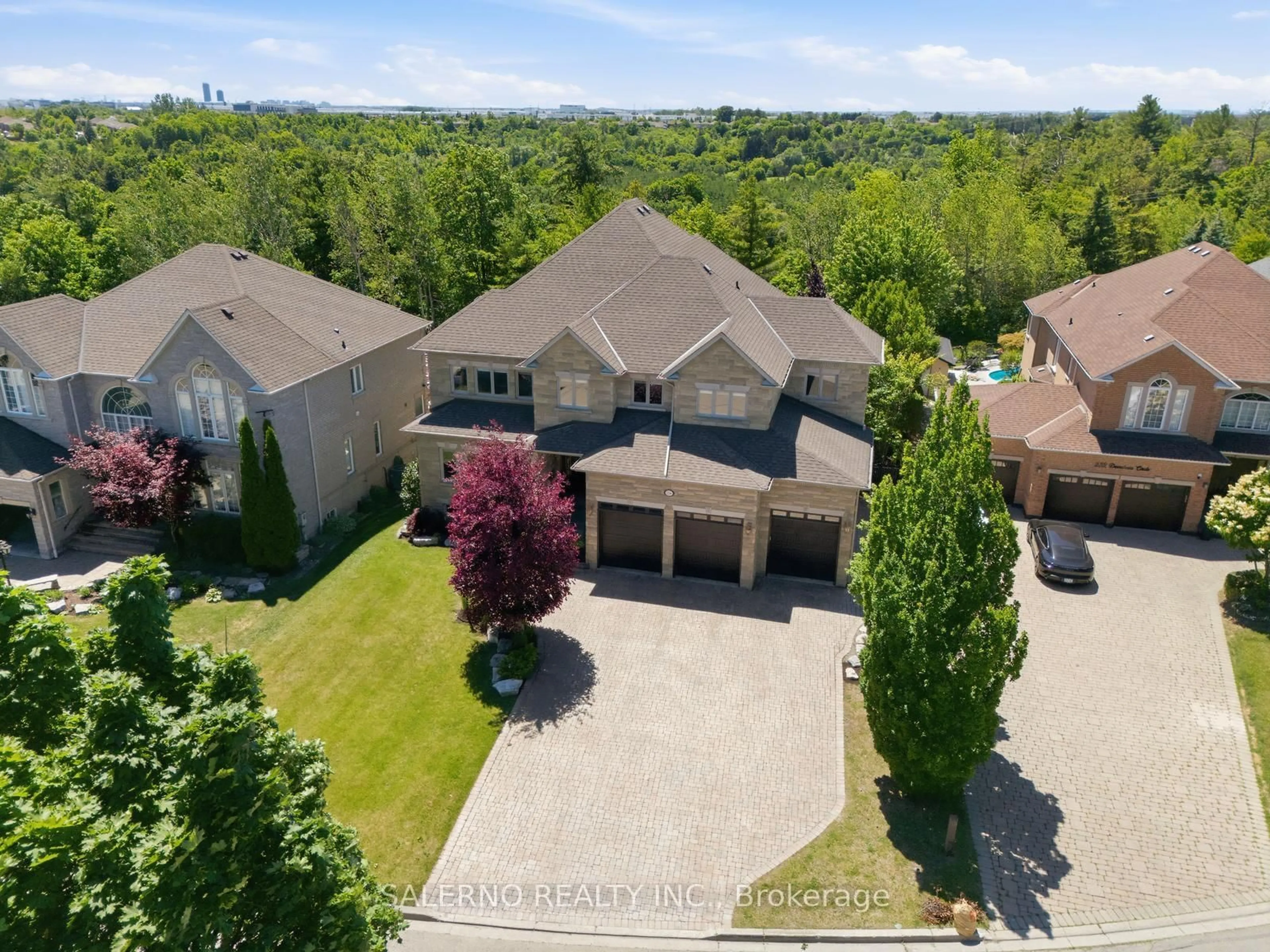 A pic from outside/outdoor area/front of a property/back of a property/a pic from drone, street for 226 Deerchase Circ, Vaughan Ontario L4H 1G9