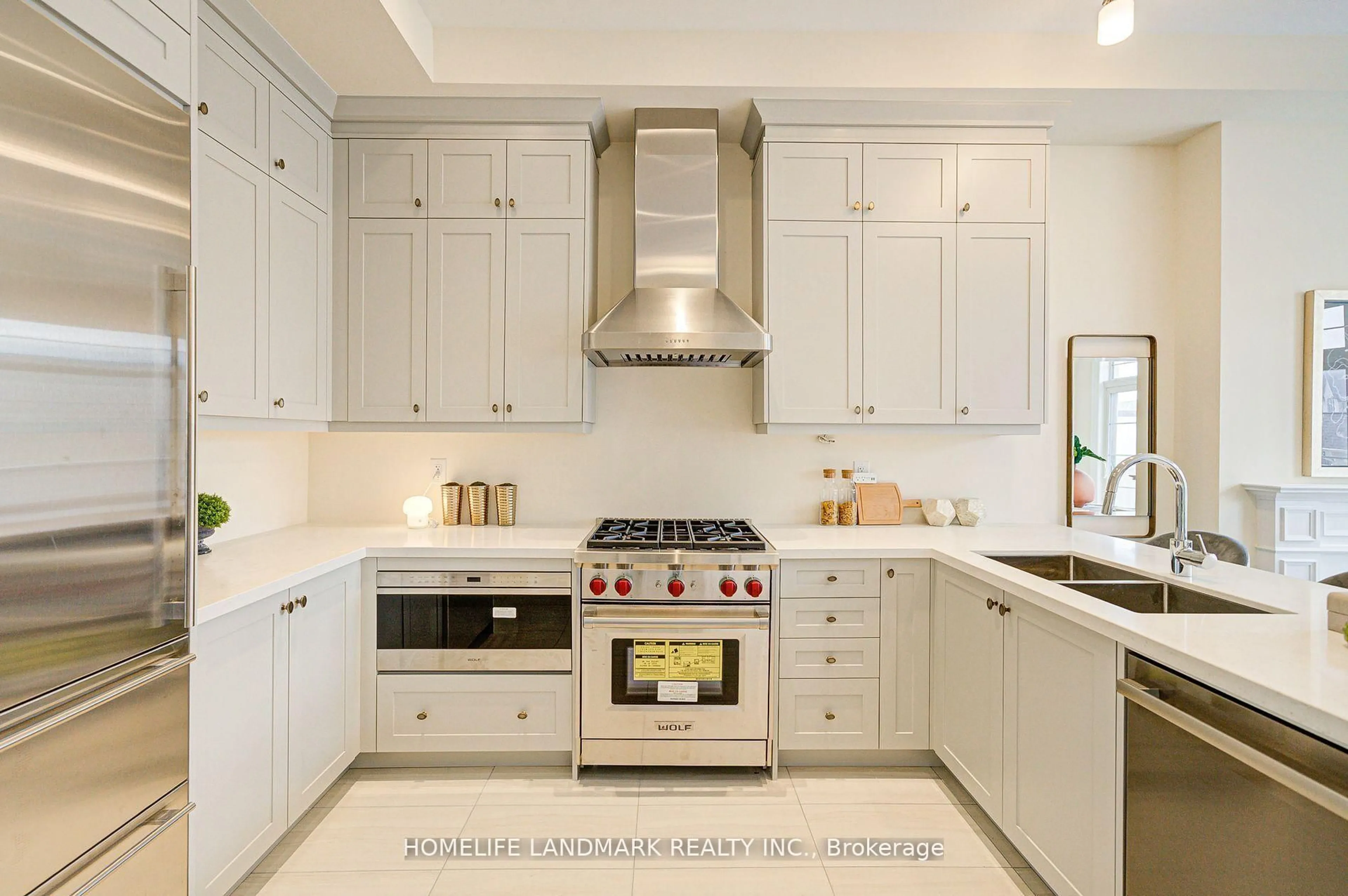 Contemporary kitchen, ceramic/tile floor for 4285 Major Mackenzie Dr, Markham Ontario L6C 3L5