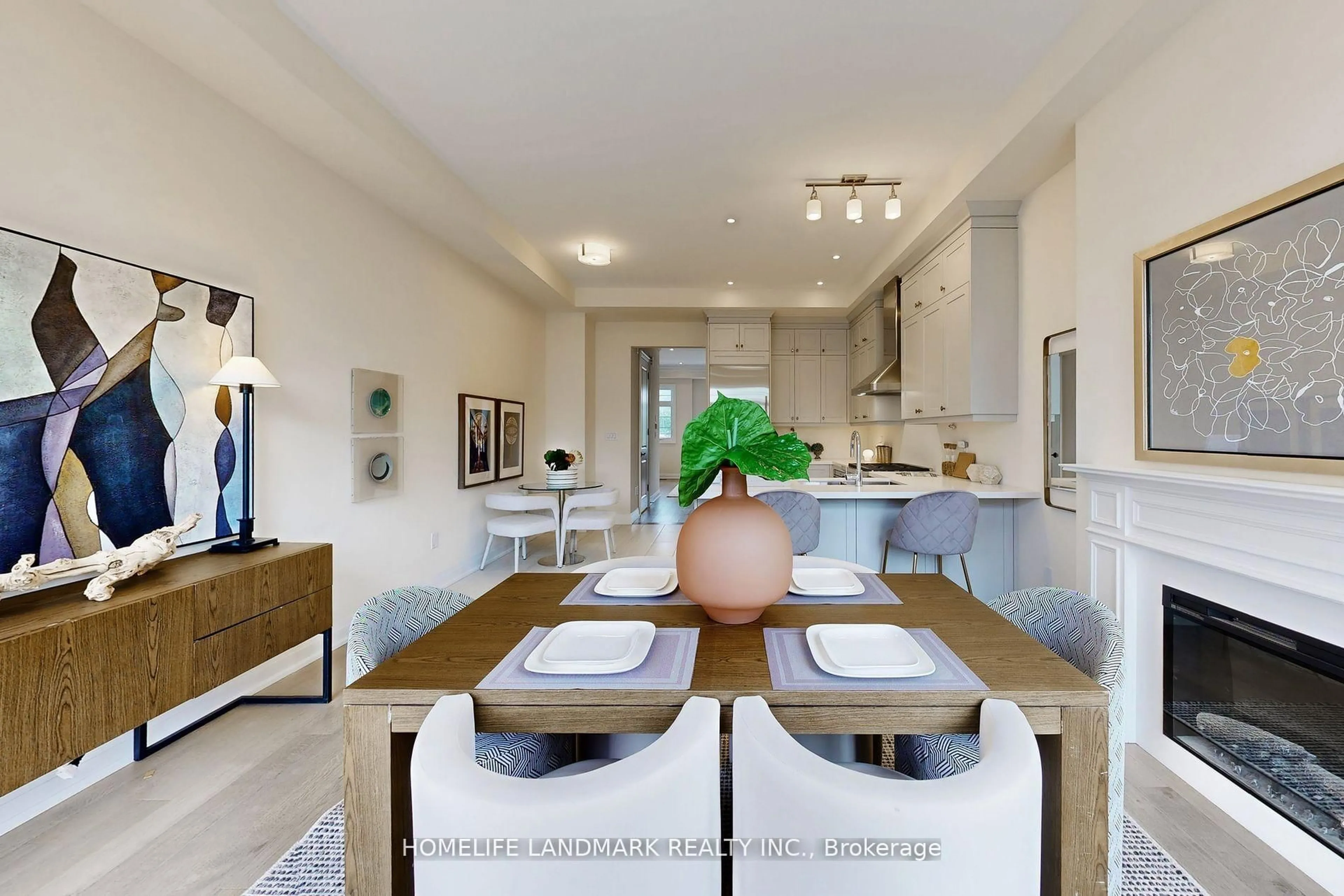 Open concept kitchen, ceramic/tile floor for 4285 Major Mackenzie Dr, Markham Ontario L6C 3L5