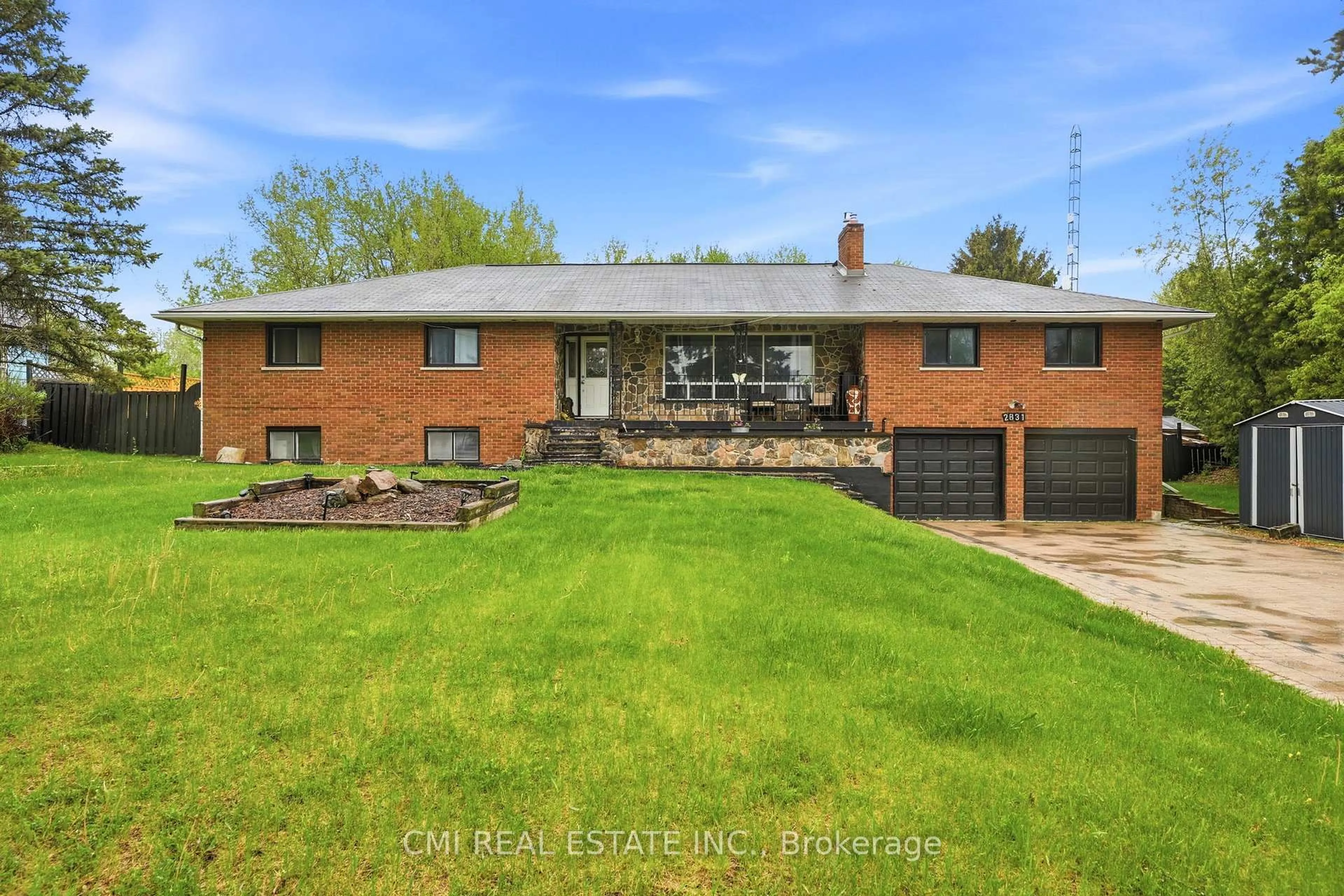 Home with brick exterior material, water/lake/river/ocean view for 2831 HWY 89, Innisfil Ontario L0L 1L0