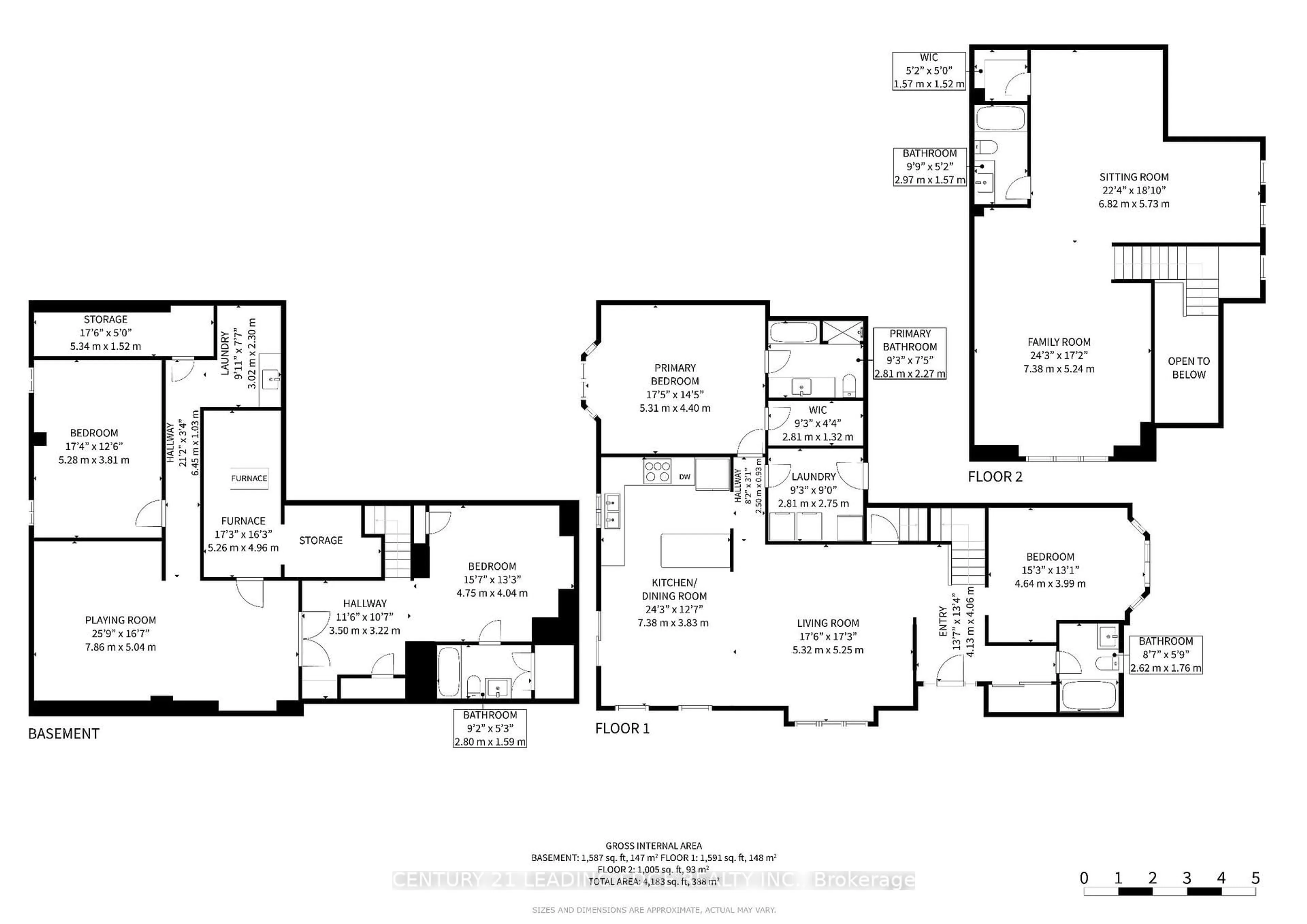 Floor plan for 107 Lakeside Vista Way, Markham Ontario L6E 0B6