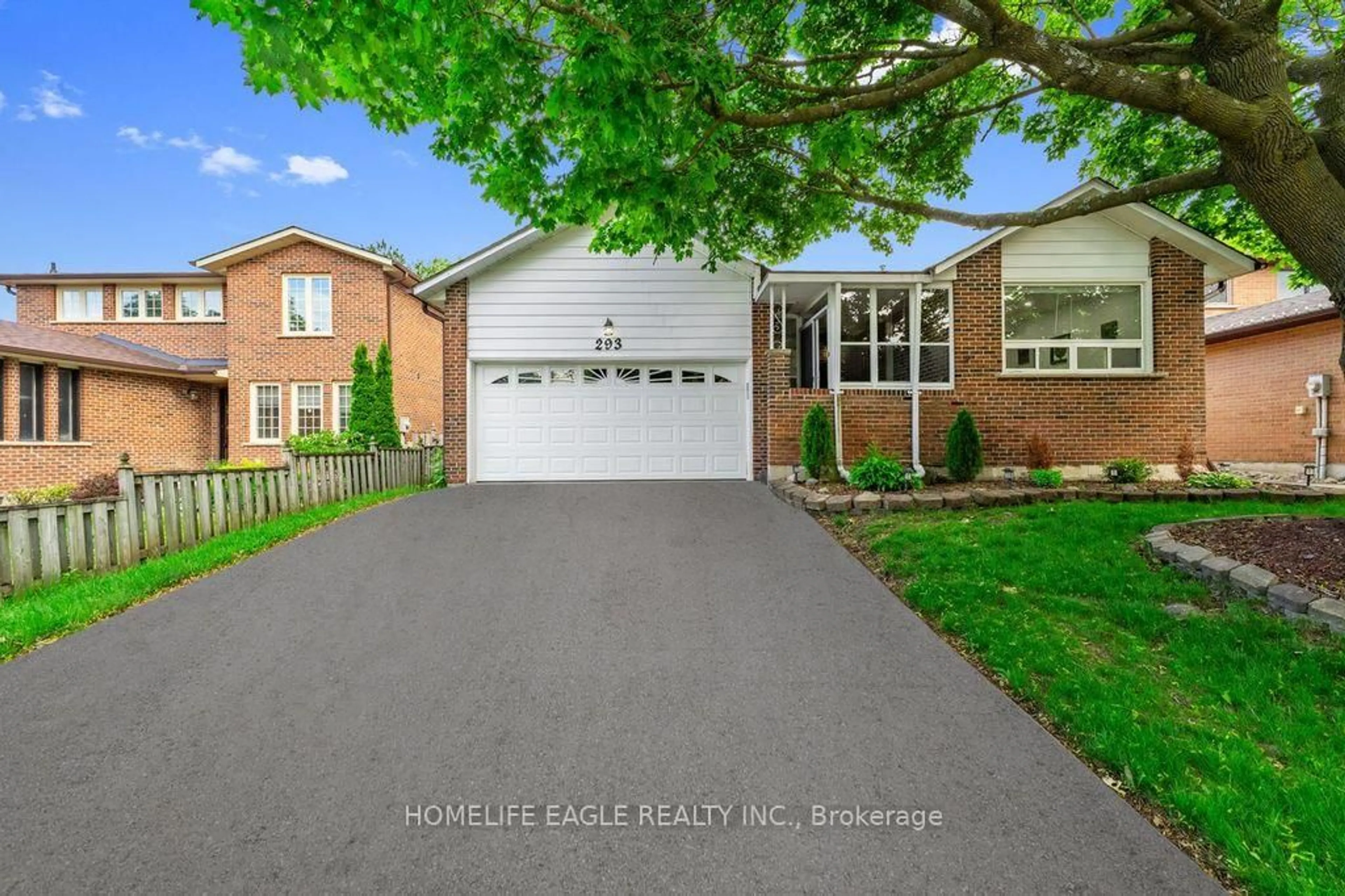 Home with brick exterior material, street for 293 Plymouth Tr, Newmarket Ontario L3Y 6G6