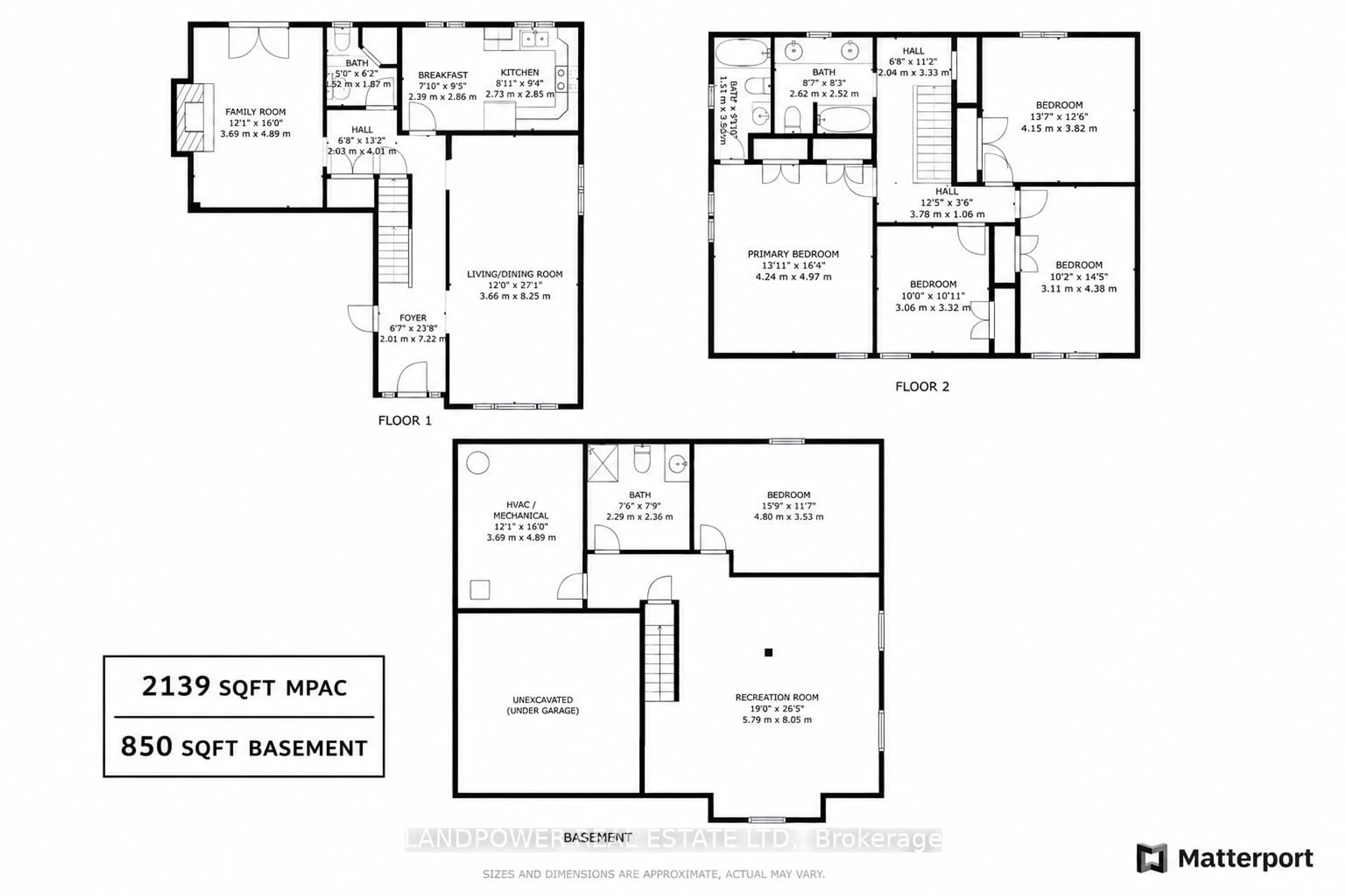 Floor plan for 14 Carlton Rd, Markham Ontario L3R 1Z2