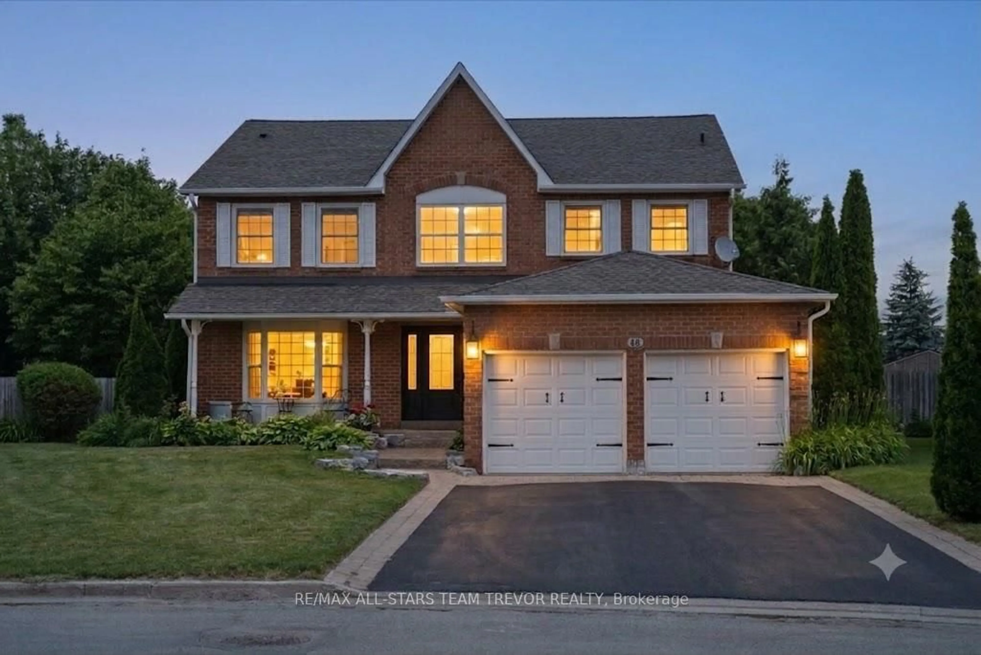 Home with brick exterior material, street for 46 Chartwell Cres, Georgina Ontario L4P 3N8