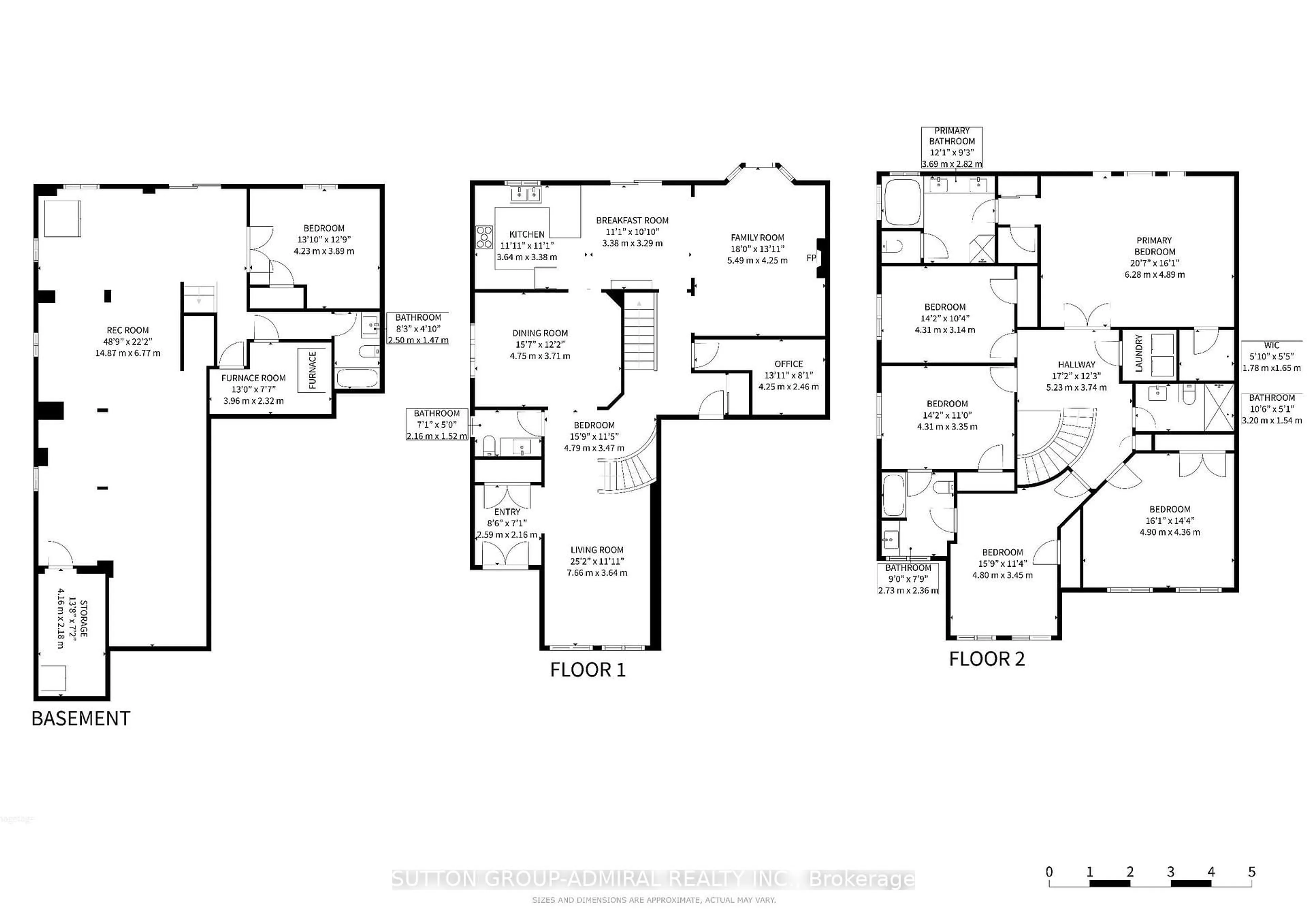 Floor plan for 545 Clifford Perry Pl, Newmarket Ontario L3X 0J1