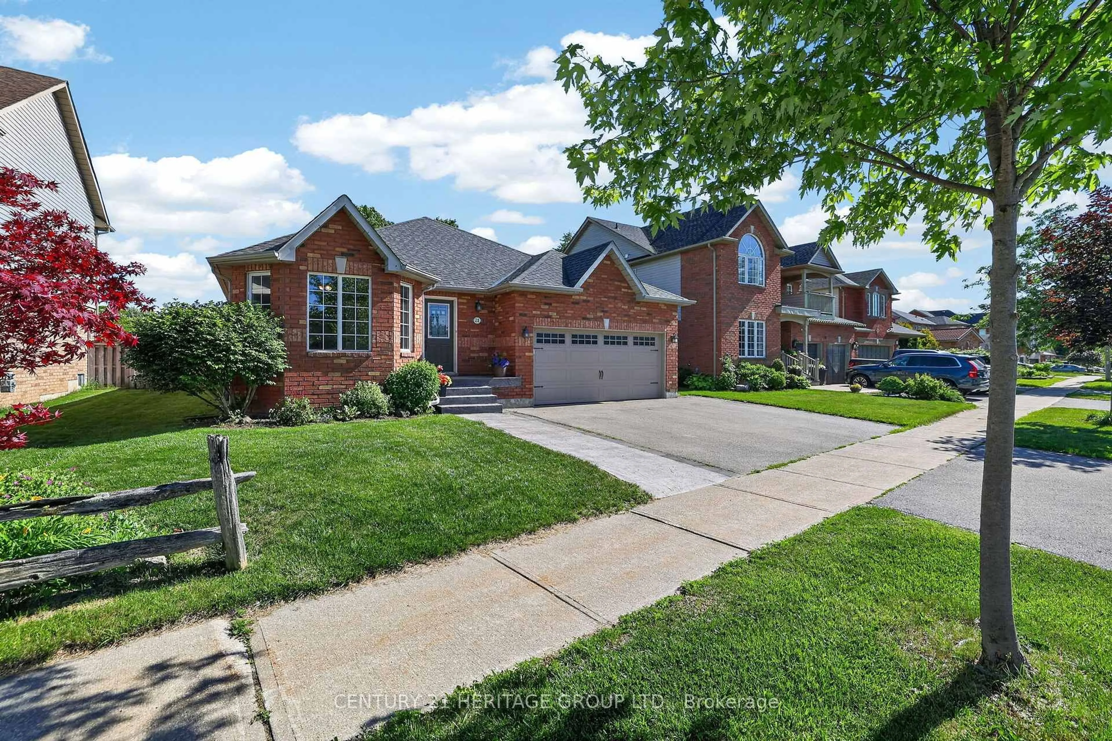 Home with brick exterior material, street for 21 Bateman St, New Tecumseth Ontario L0G 1A0