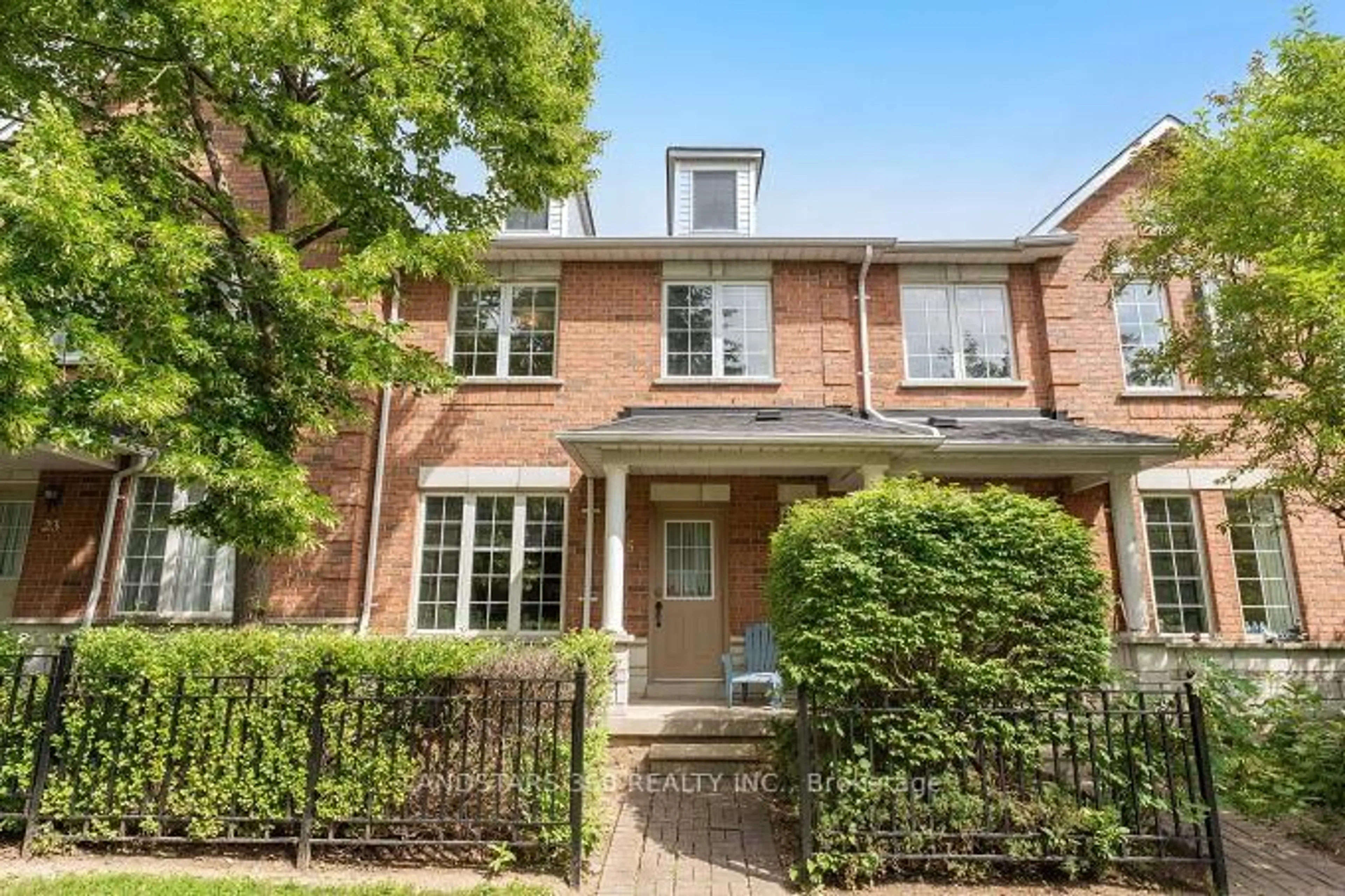 Home with brick exterior material, street for 25 Interlacken Way, Markham Ontario L3R 5H9