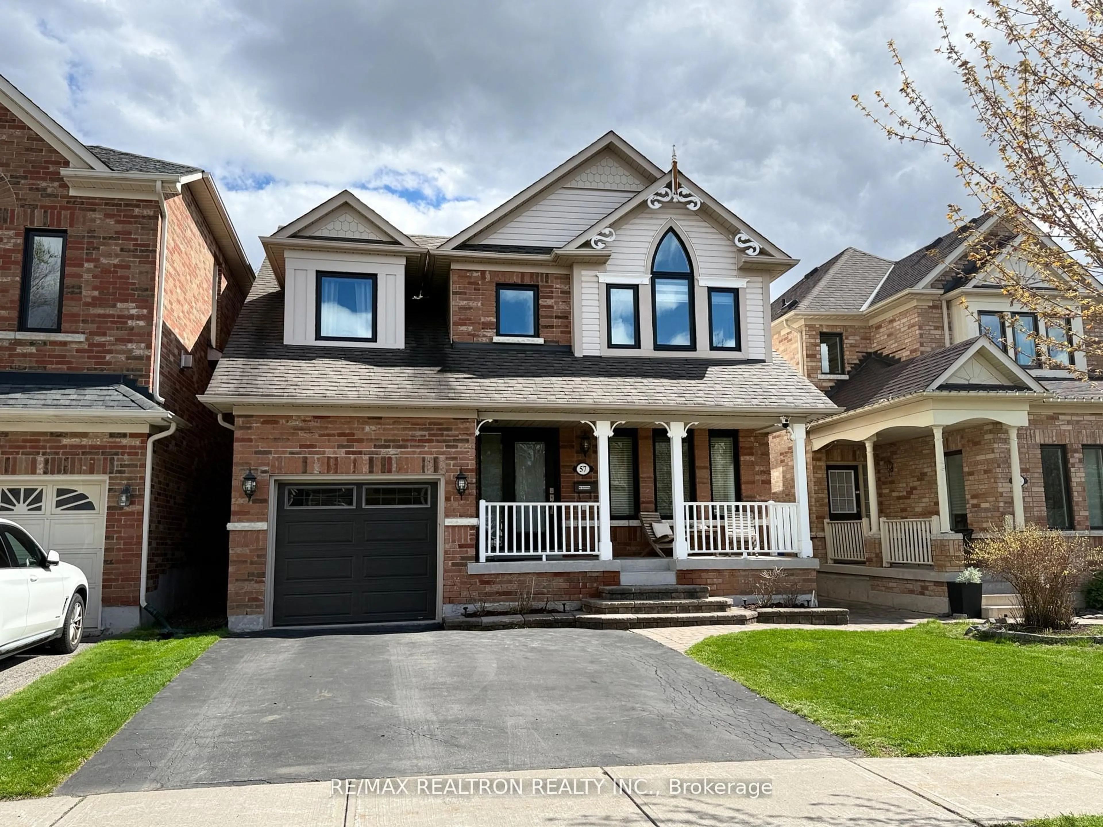 Home with brick exterior material, street for 57 Skipton Tr, Aurora Ontario L4G 7R3