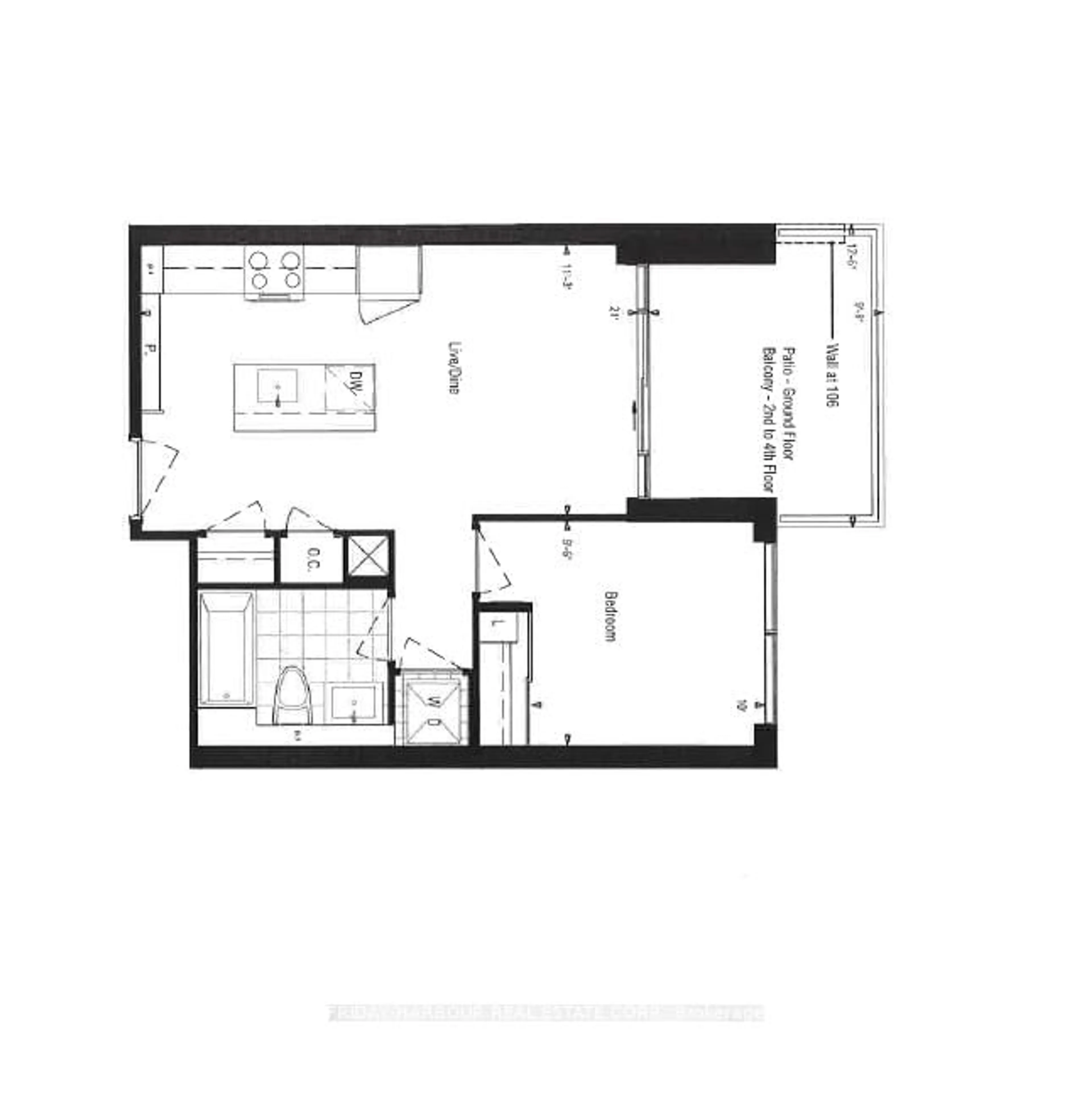 Floor plan for 415 Sea Ray Ave #306, Innisfil Ontario L9S 0R5
