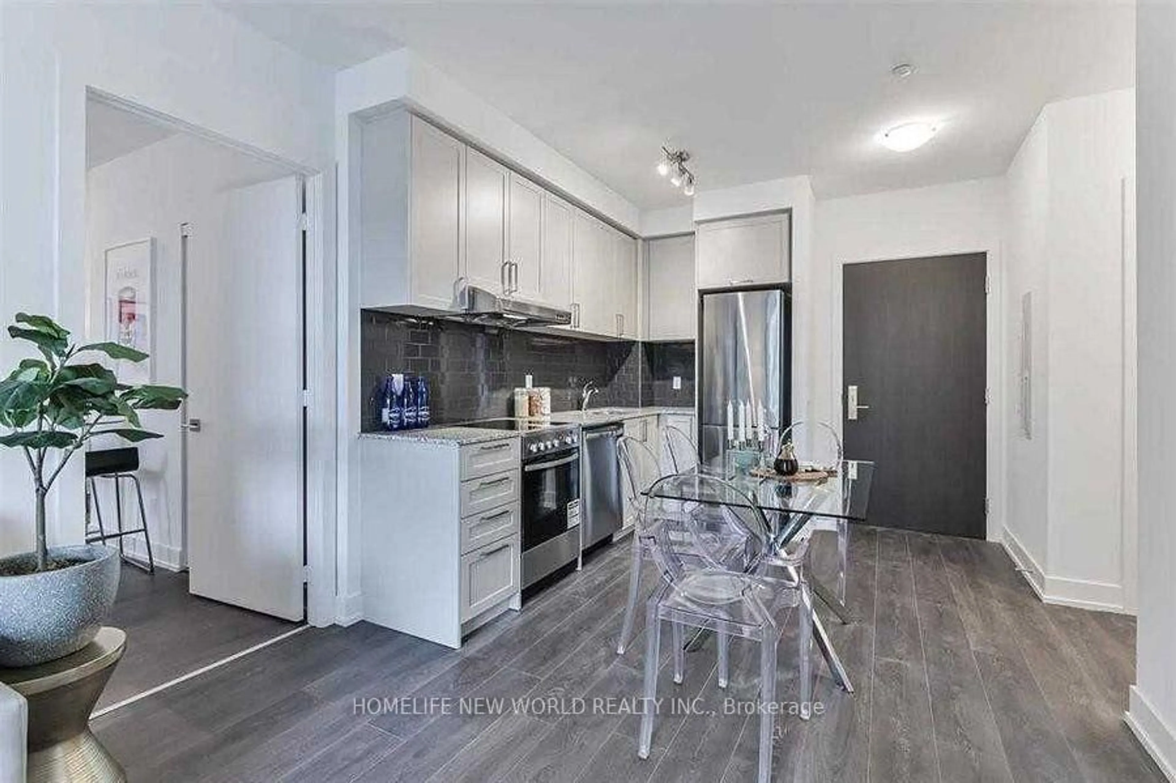 Open concept kitchen, unknown for 268 Buchanan Dr #703W, Markham Ontario L3R 8G9