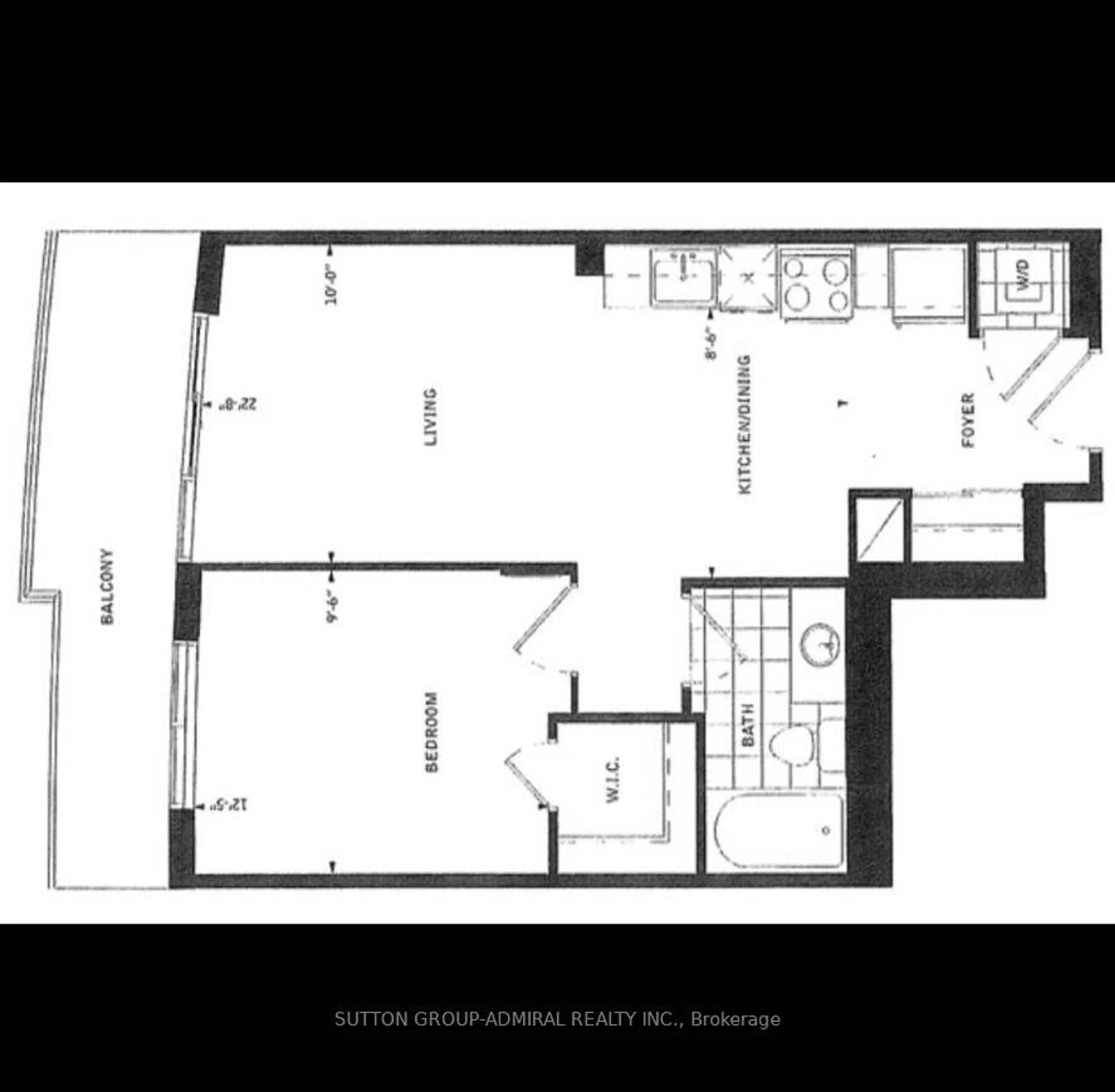 Floor plan for 7171 Yonge St #2703, Markham Ontario L3T 0C5