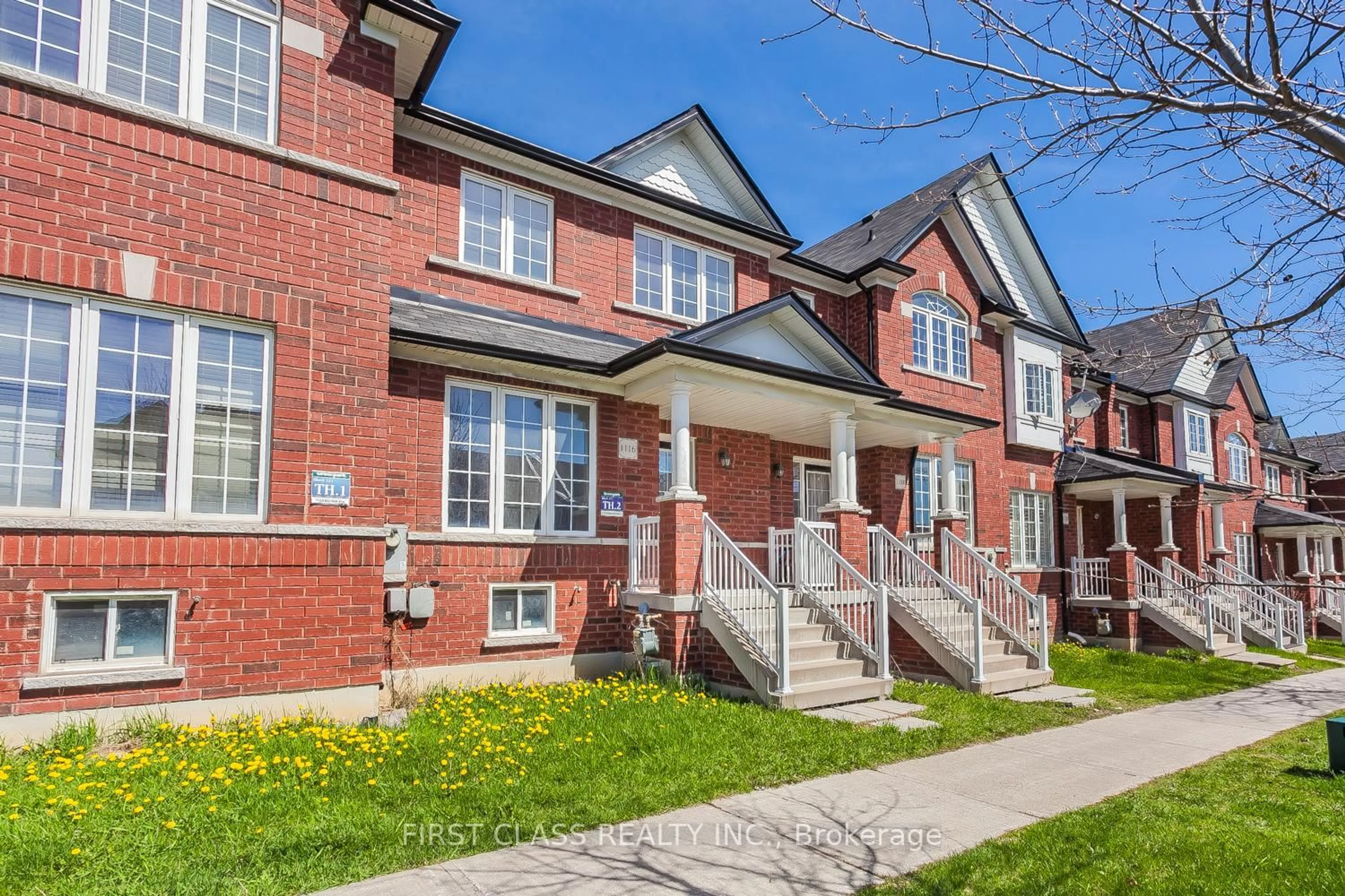 Home with brick exterior material, street for 1116 Bur Oak Ave, Markham Ontario L6E 0K9