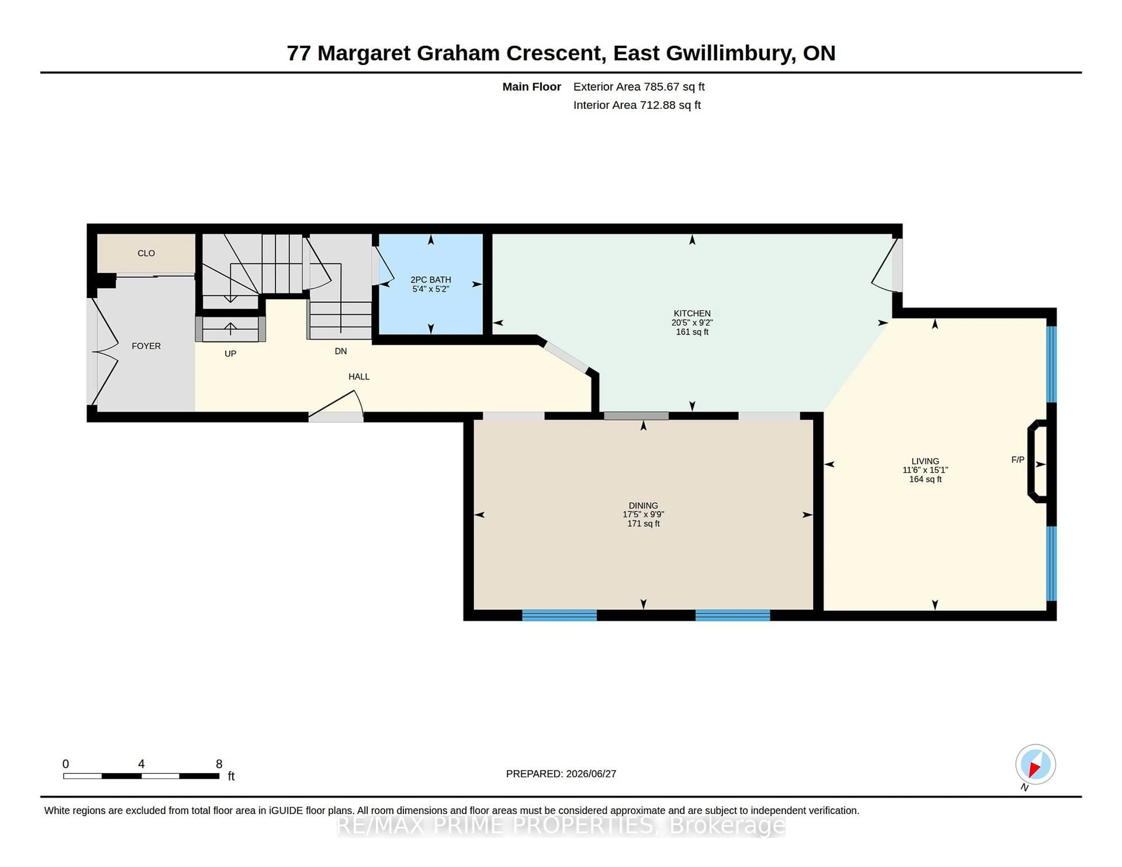 Floor plan for 77 Margaret Graham Cres, East Gwillimbury Ontario L0G 1M0