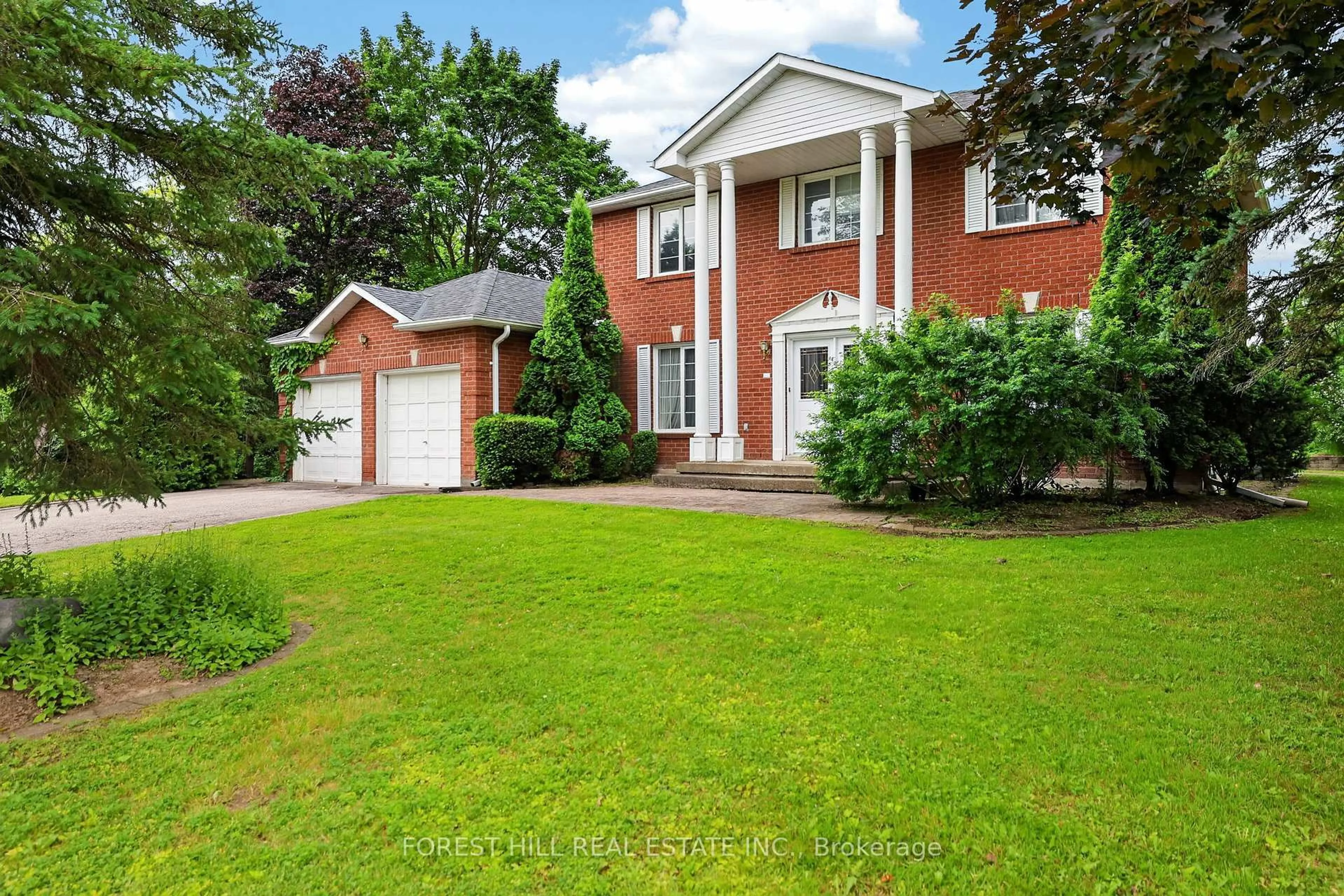 Home with brick exterior material, street for 157 East Humber Dr, King Ontario L7B 1B8