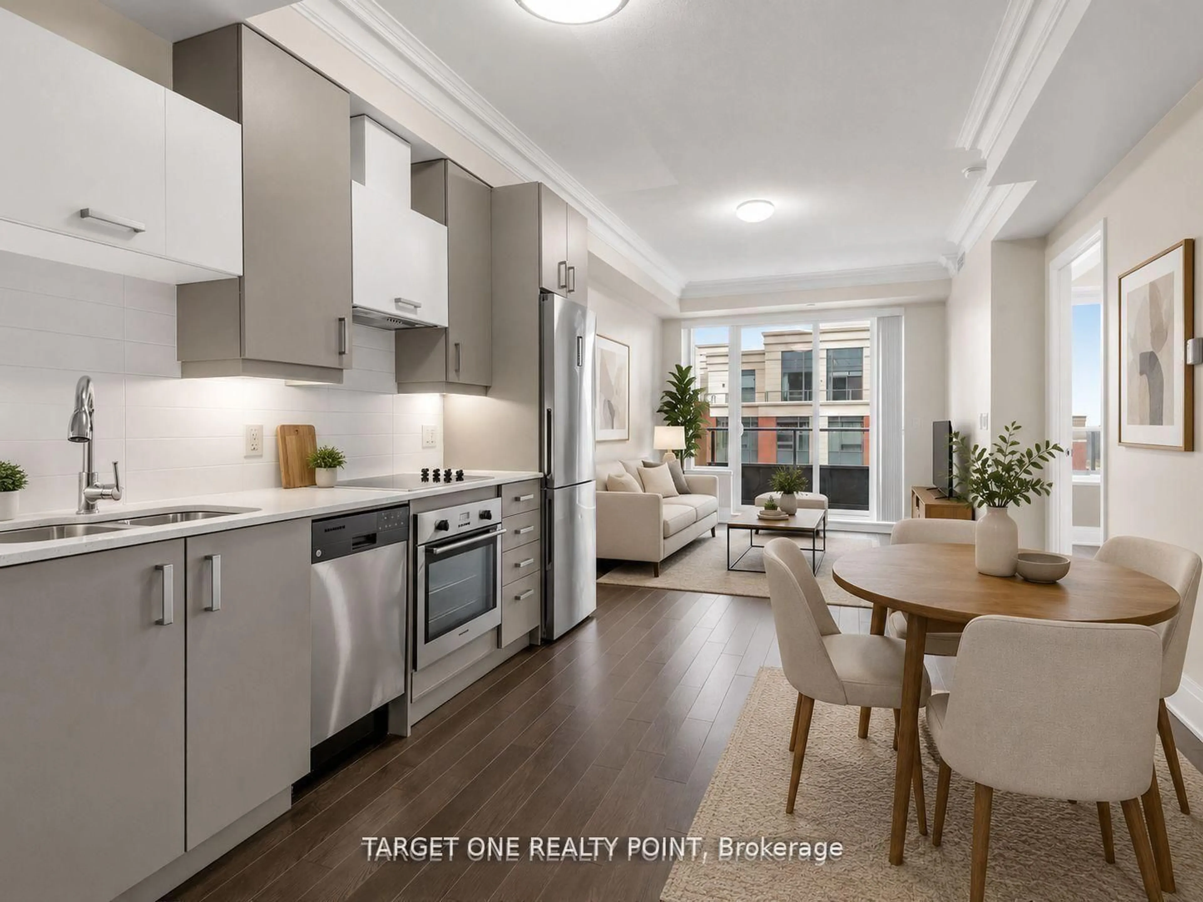 Open concept kitchen, unknown for 28 Uptown Dr #Rg20, Markham Ontario L3R 5M8