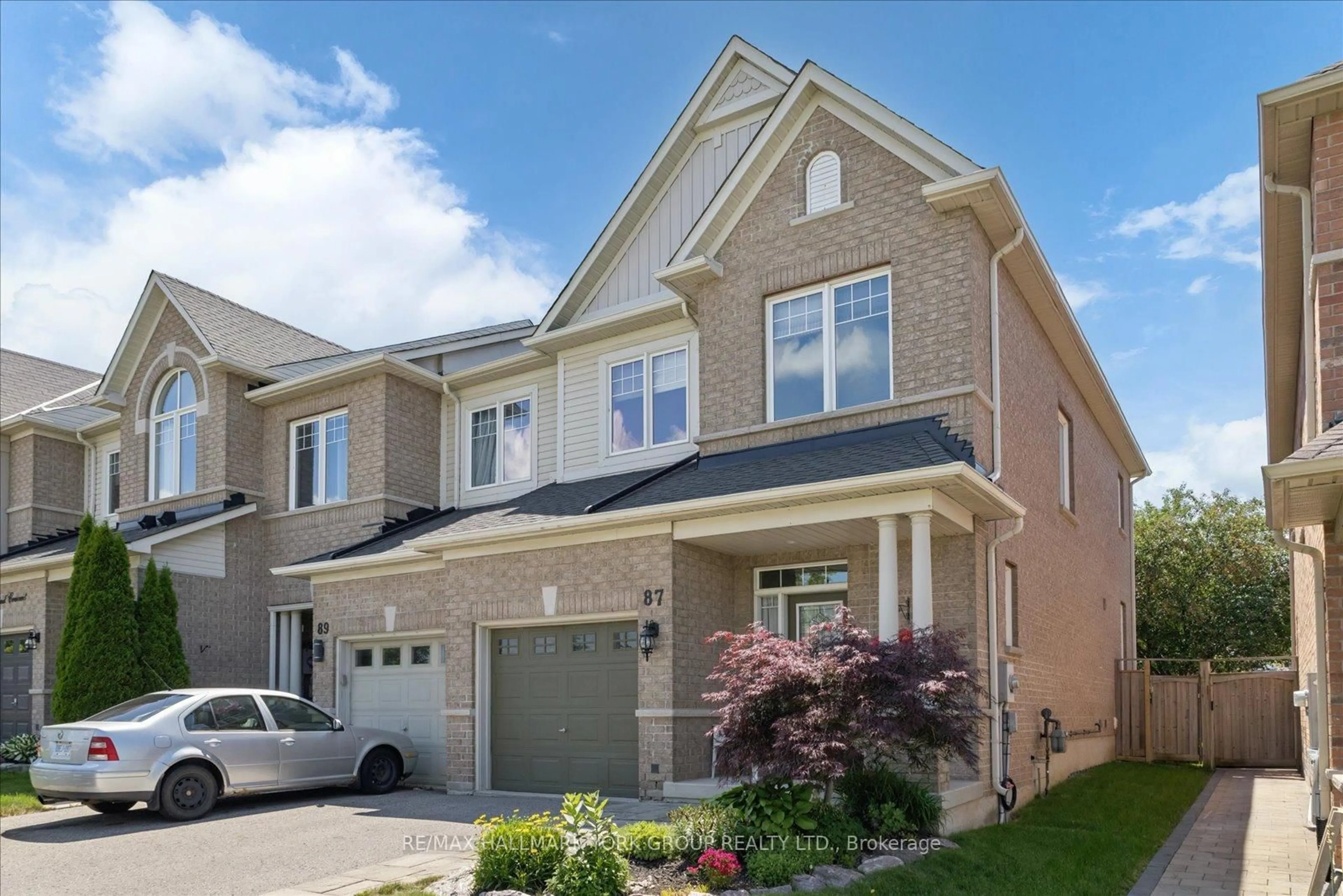 Home with brick exterior material, street for 87 Courtland Cres, East Gwillimbury Ontario L9N 0B1