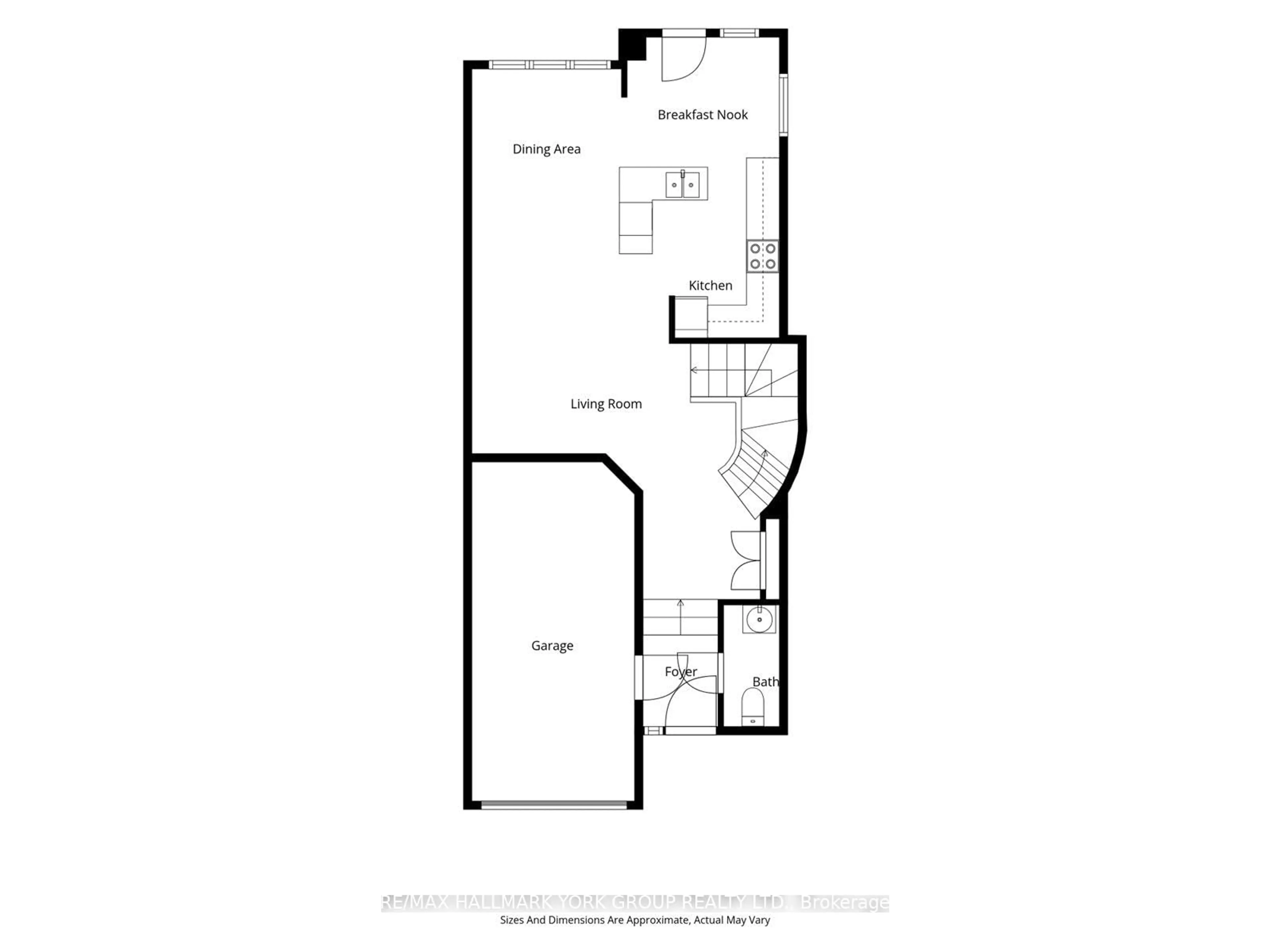 Floor plan for 87 Courtland Cres, East Gwillimbury Ontario L9N 0B1